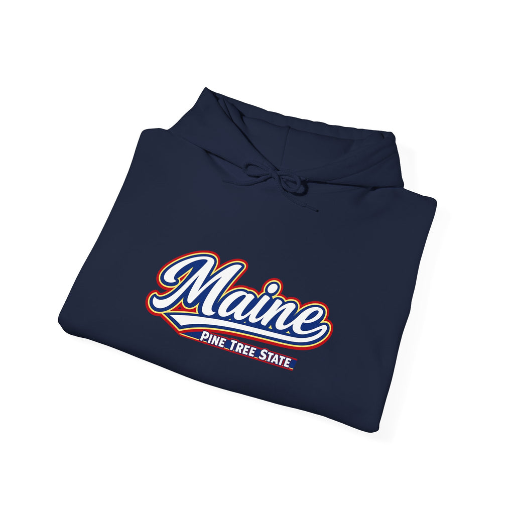 Maine Pine Tree State Heavy Blend Hooded Sweatshirt