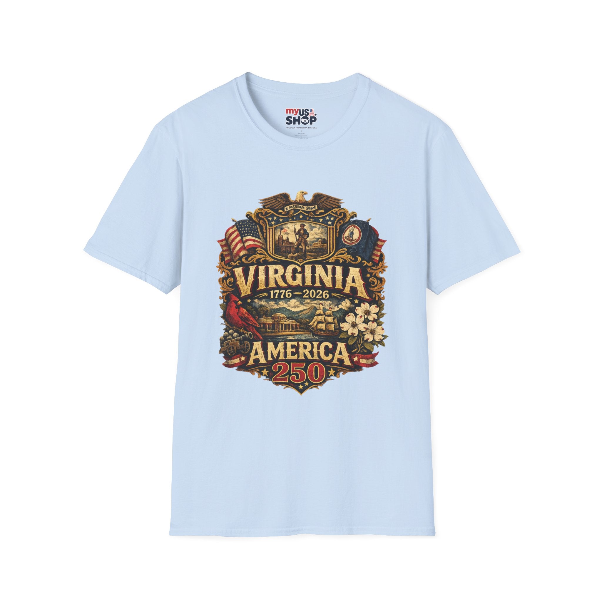 America 250 Co Virginia 250th Anniversary T-Shirt - Commemorative State Pride Tee