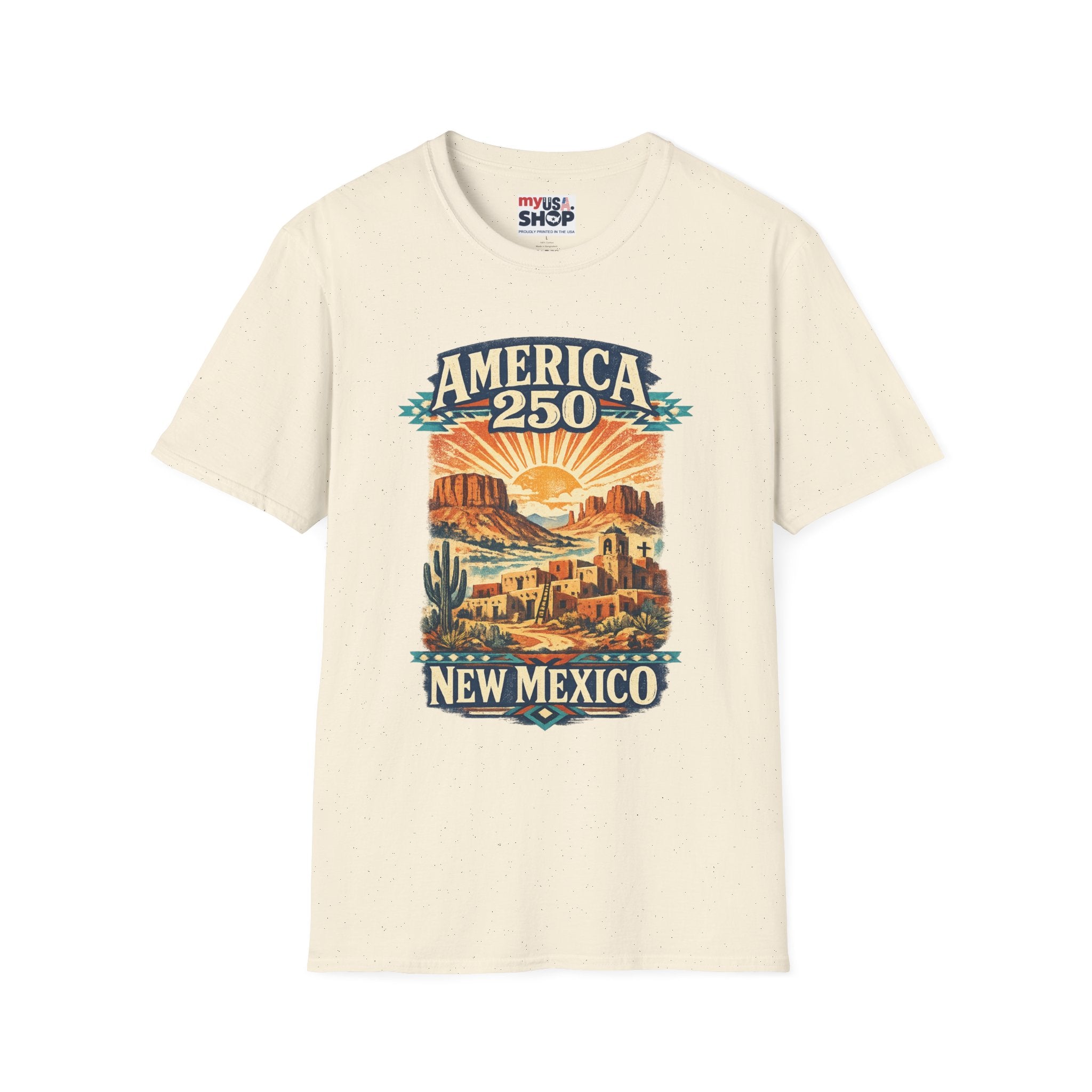 America 250 x New Mexico — Vintage Desert Sunset