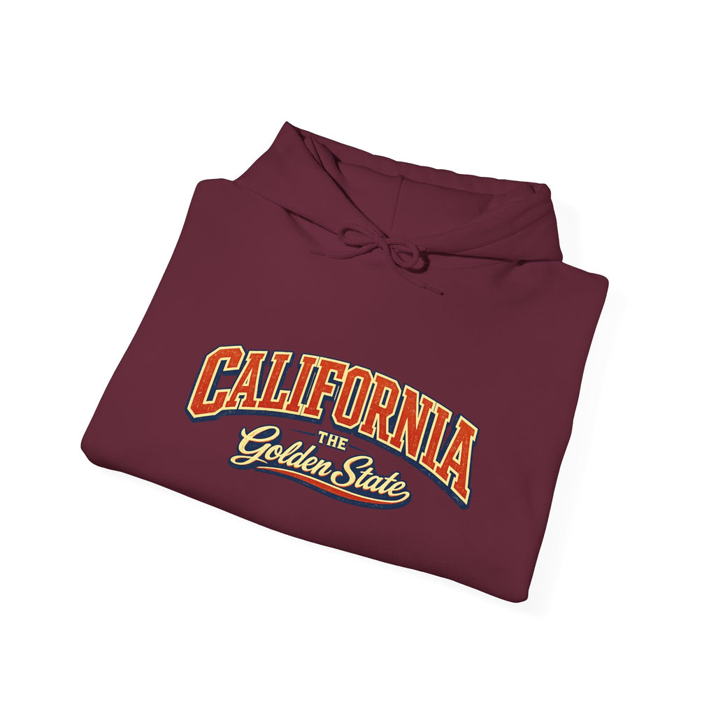 California The Golden State Heavy Blend Hooded Sweatshirt