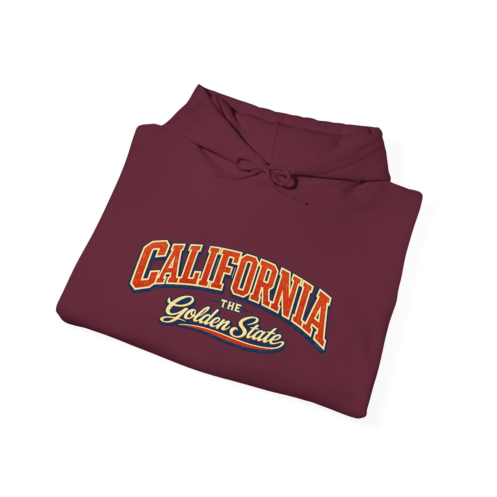 California The Golden State Heavy Blend Hooded Sweatshirt