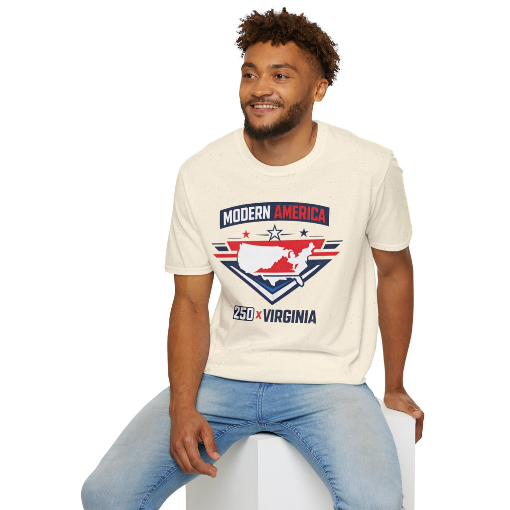 America 250 Virginia T‑Shirt — Patriotic USA State Graphic Tee