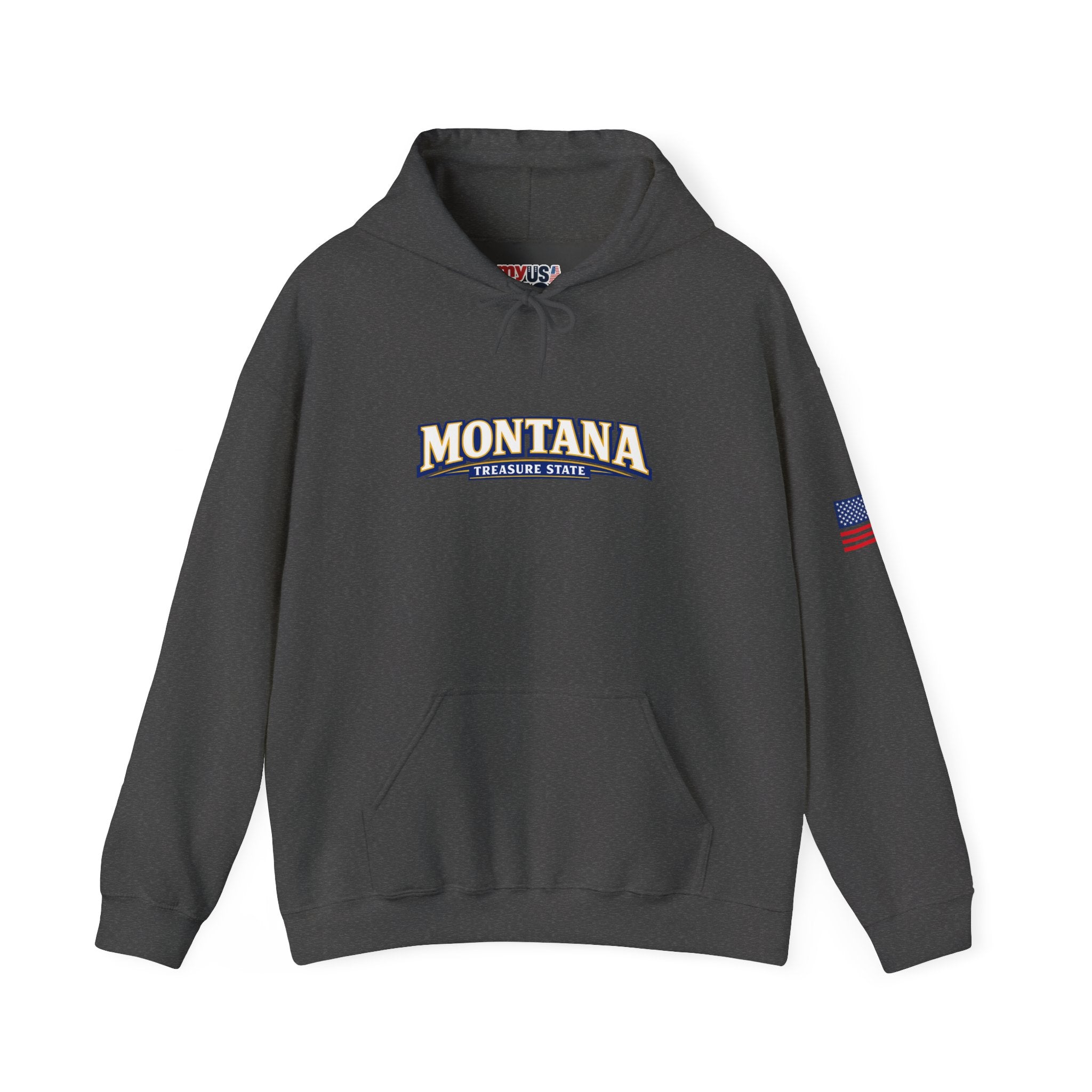 Montana Treasure State Heavy Blend Hooded Sweatshirt
