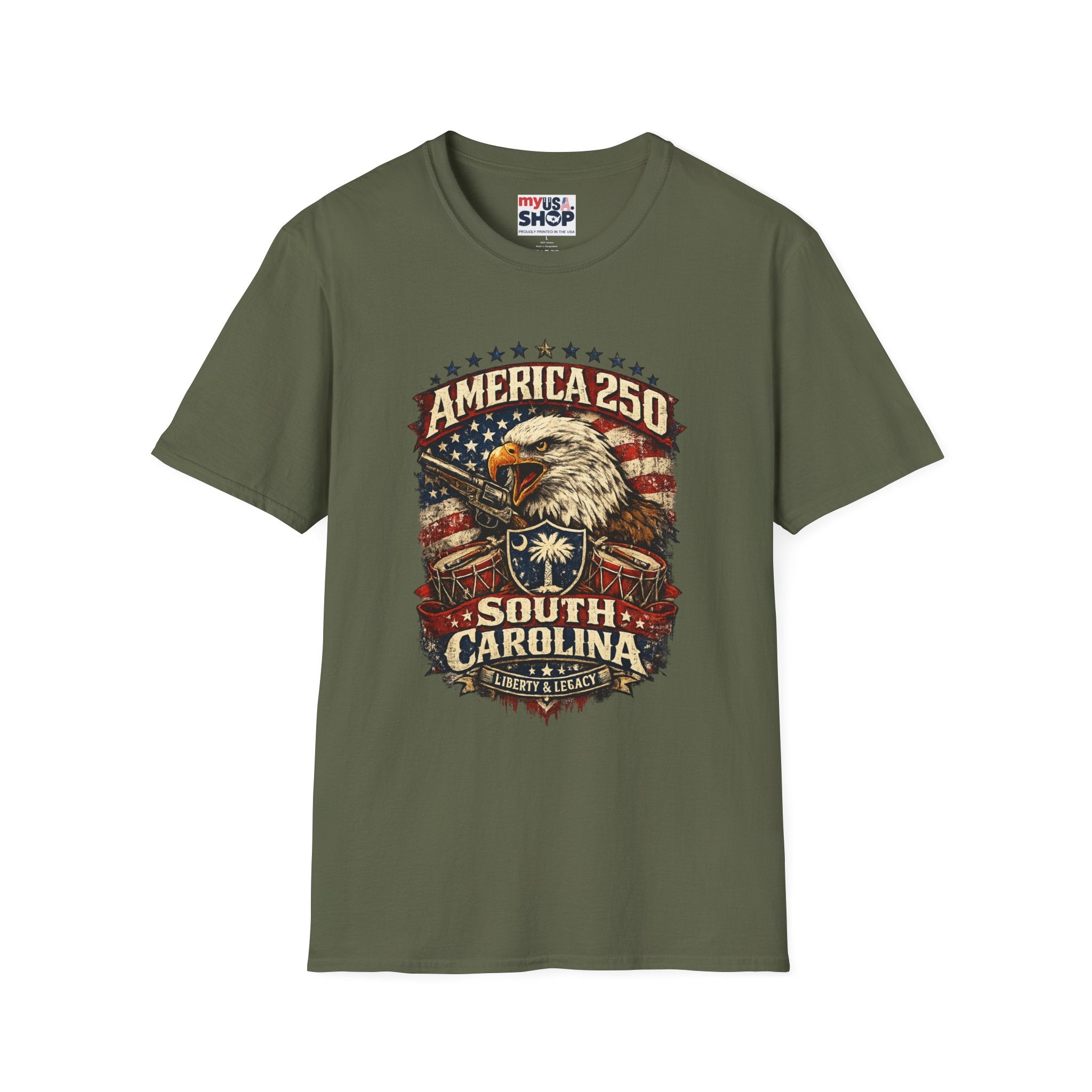 America 250 South Carolina T-Shirt Liberty and Legacy Celebration Tee