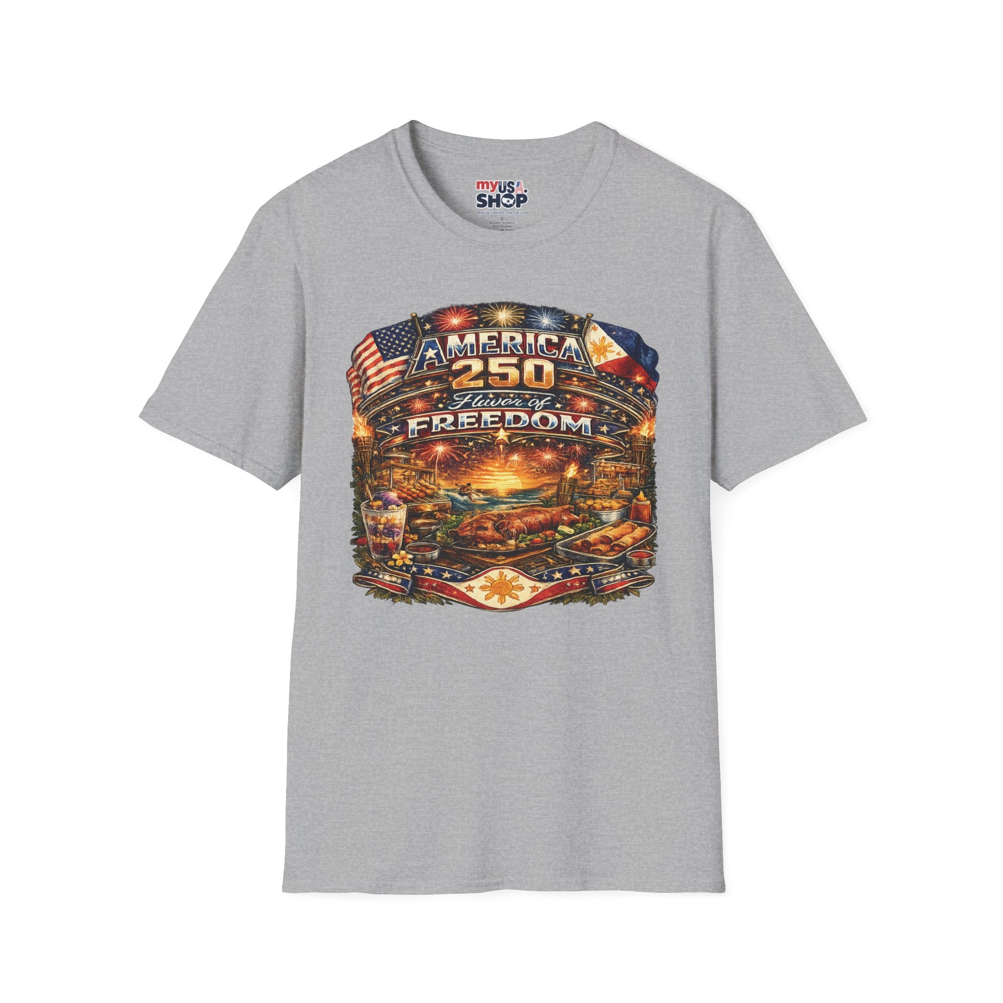 America 250  Filipino American Flavor of Freedom' — Patriotic 250th Anniversary