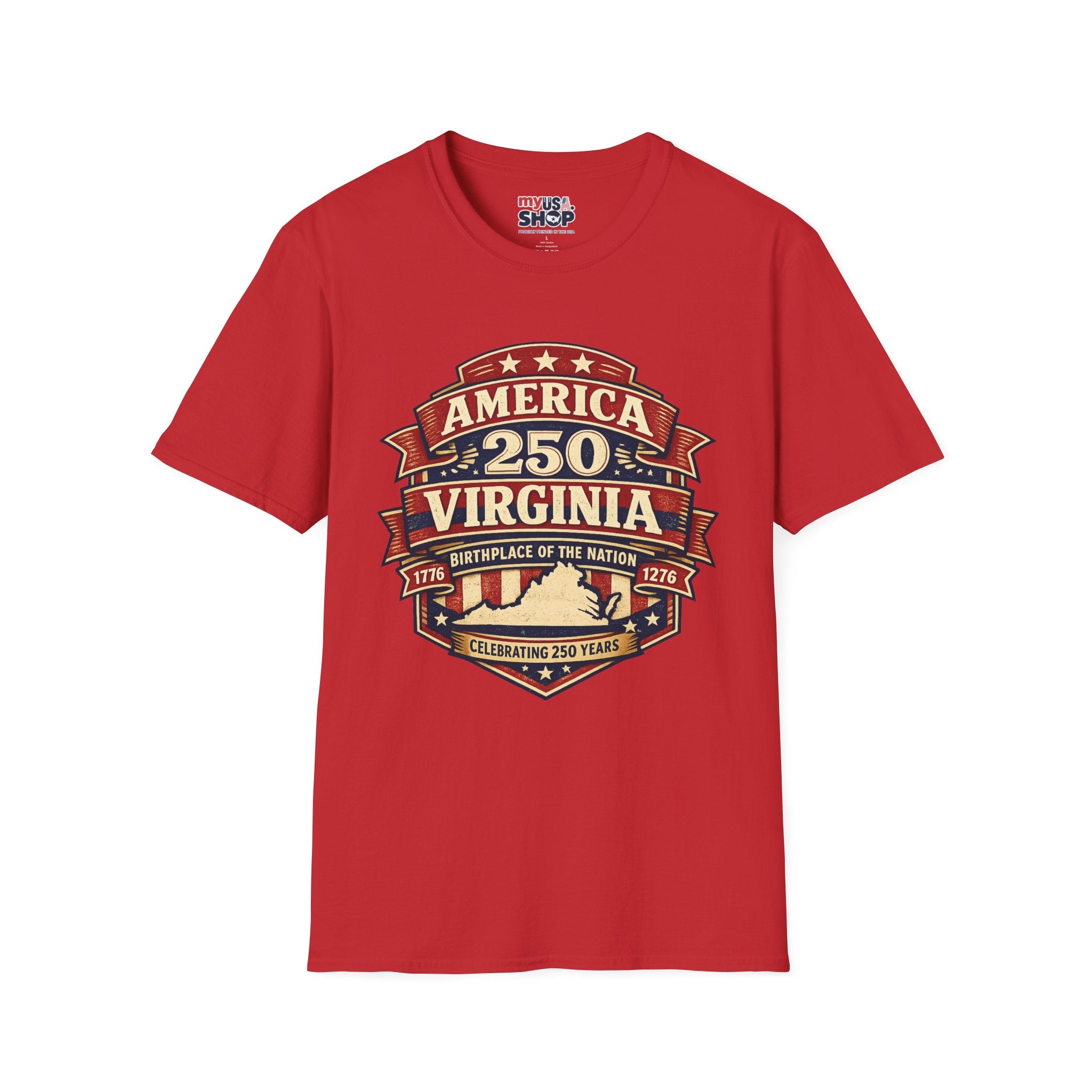American 250 Virgnia Tee Birthplace of the Nation Design
