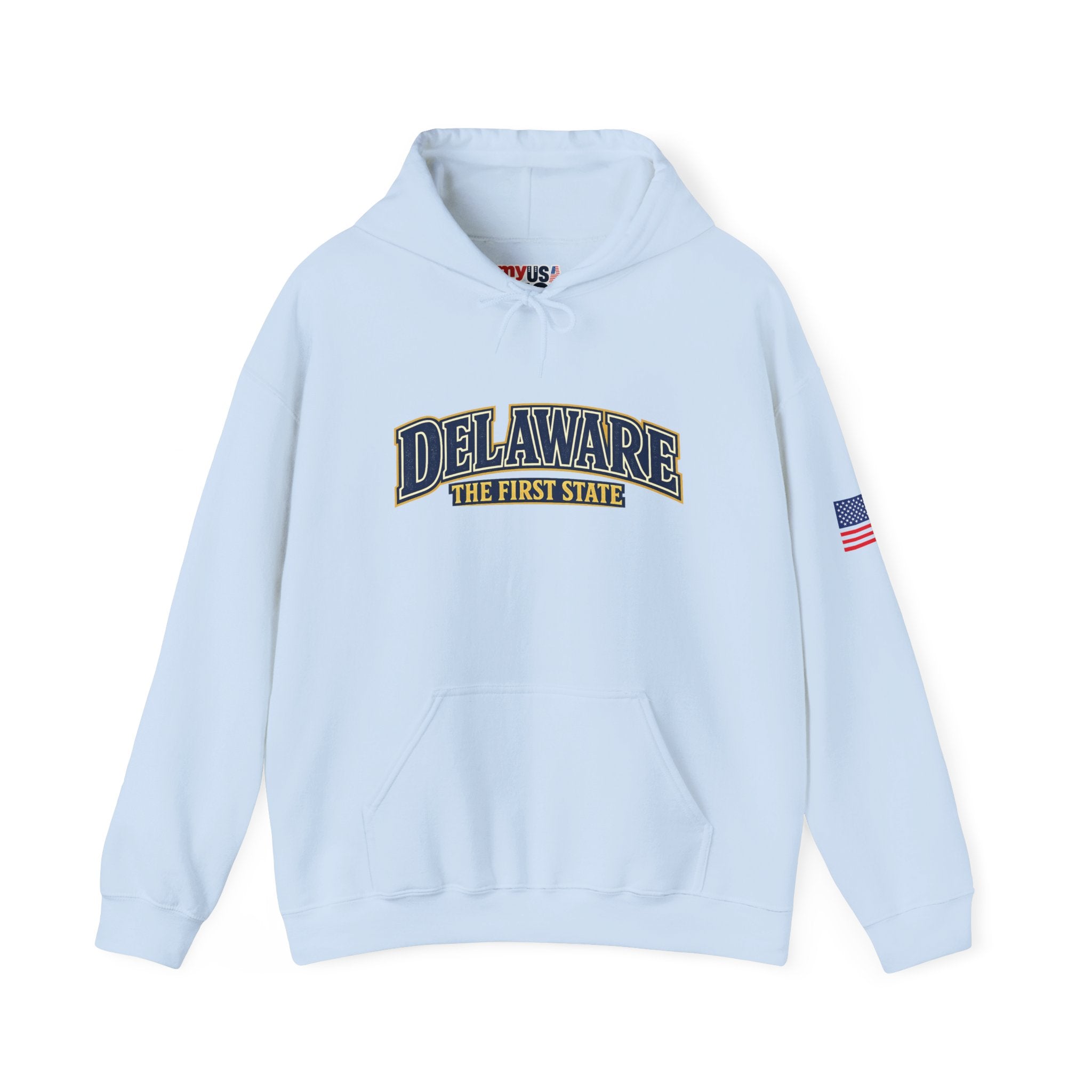 Delaware The First State Heavy Blend Hooded Sweatshirt