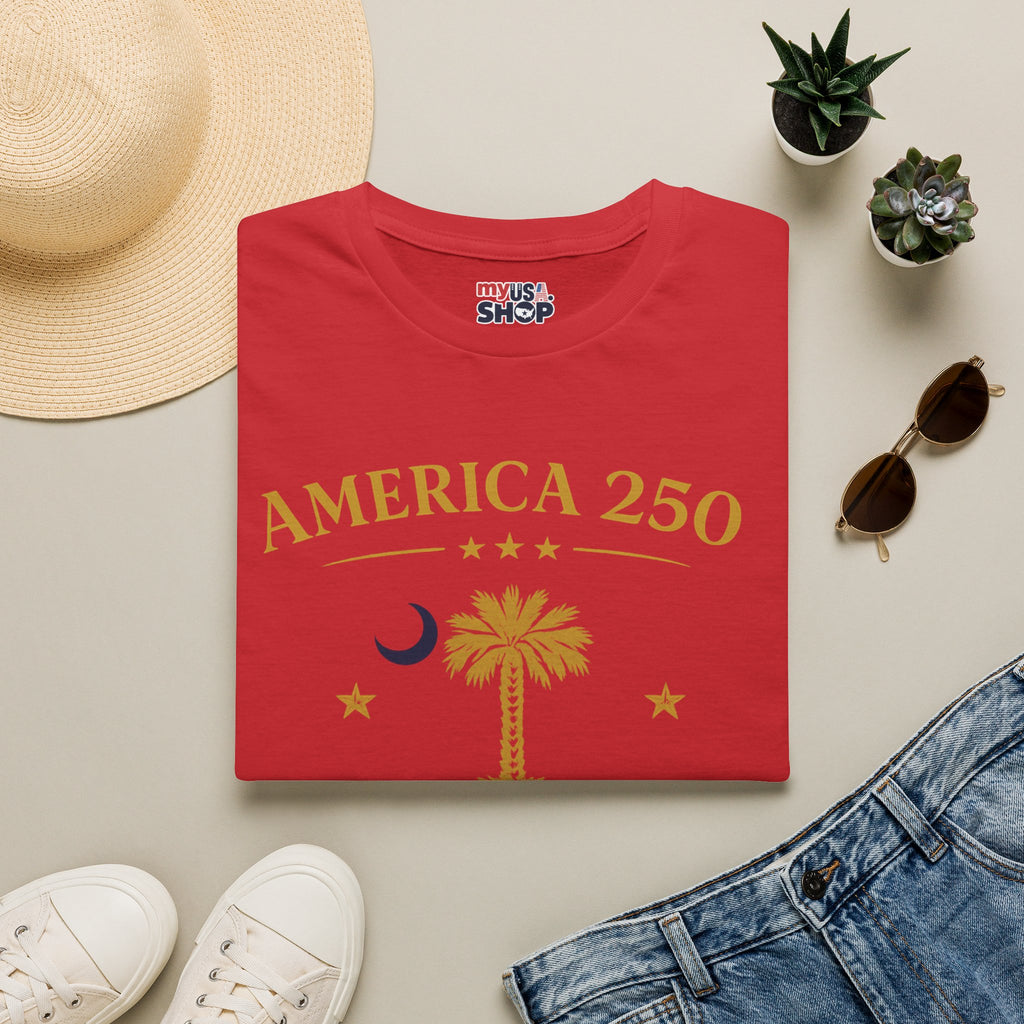 America 250 South Carolina T-Shirt 1776 - 2026 Celebration Tee