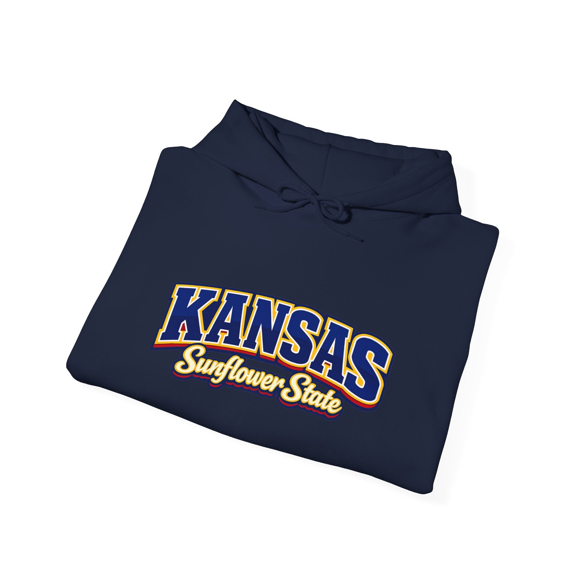 Kansas Sunflower State Heavy Blend Hooded Sweatshirt