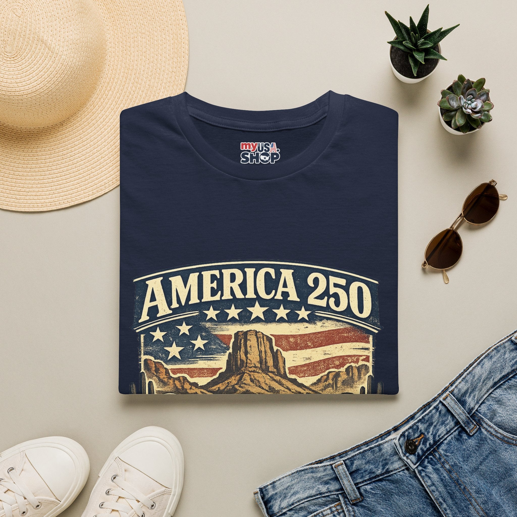 America 250 Shirt — Oregon Western Pioneer Trail Graphic Tee