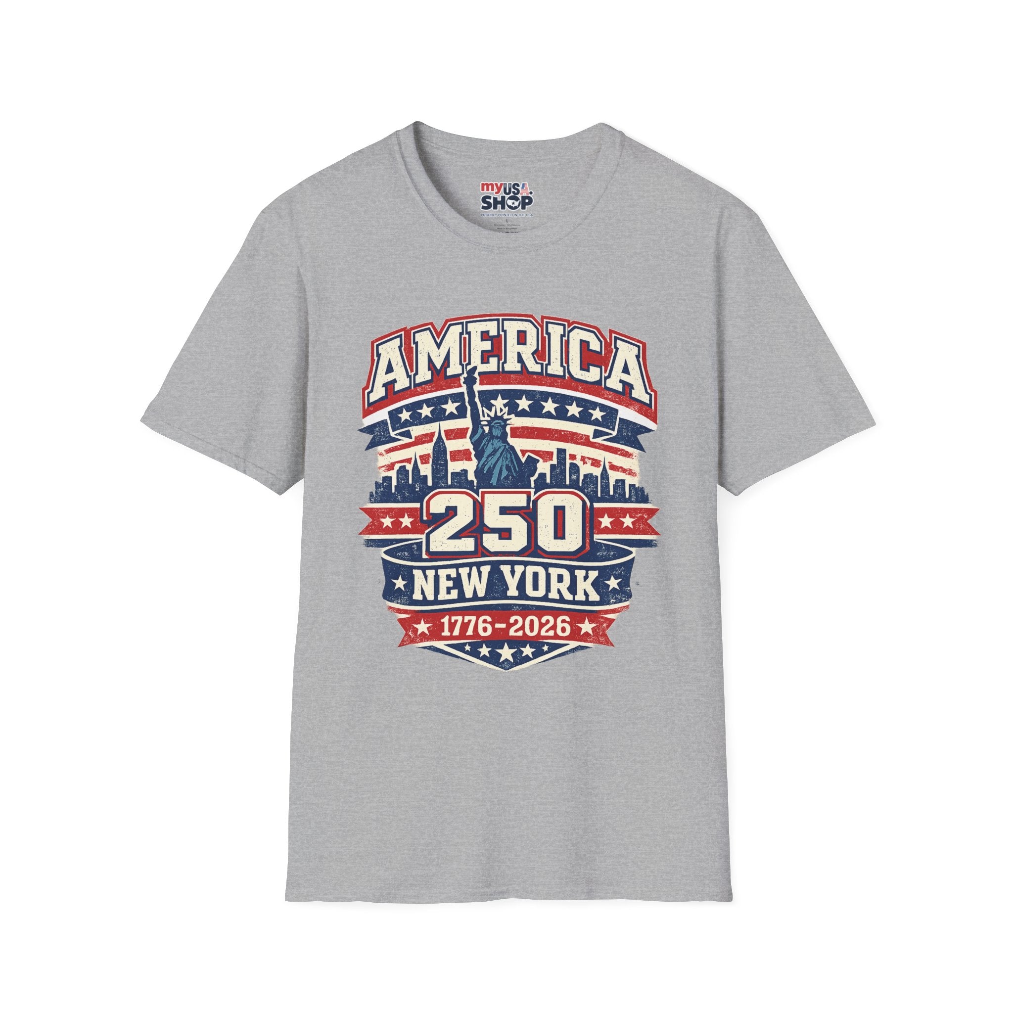 America 250 New York — 1776-2026 Patriotic Tee