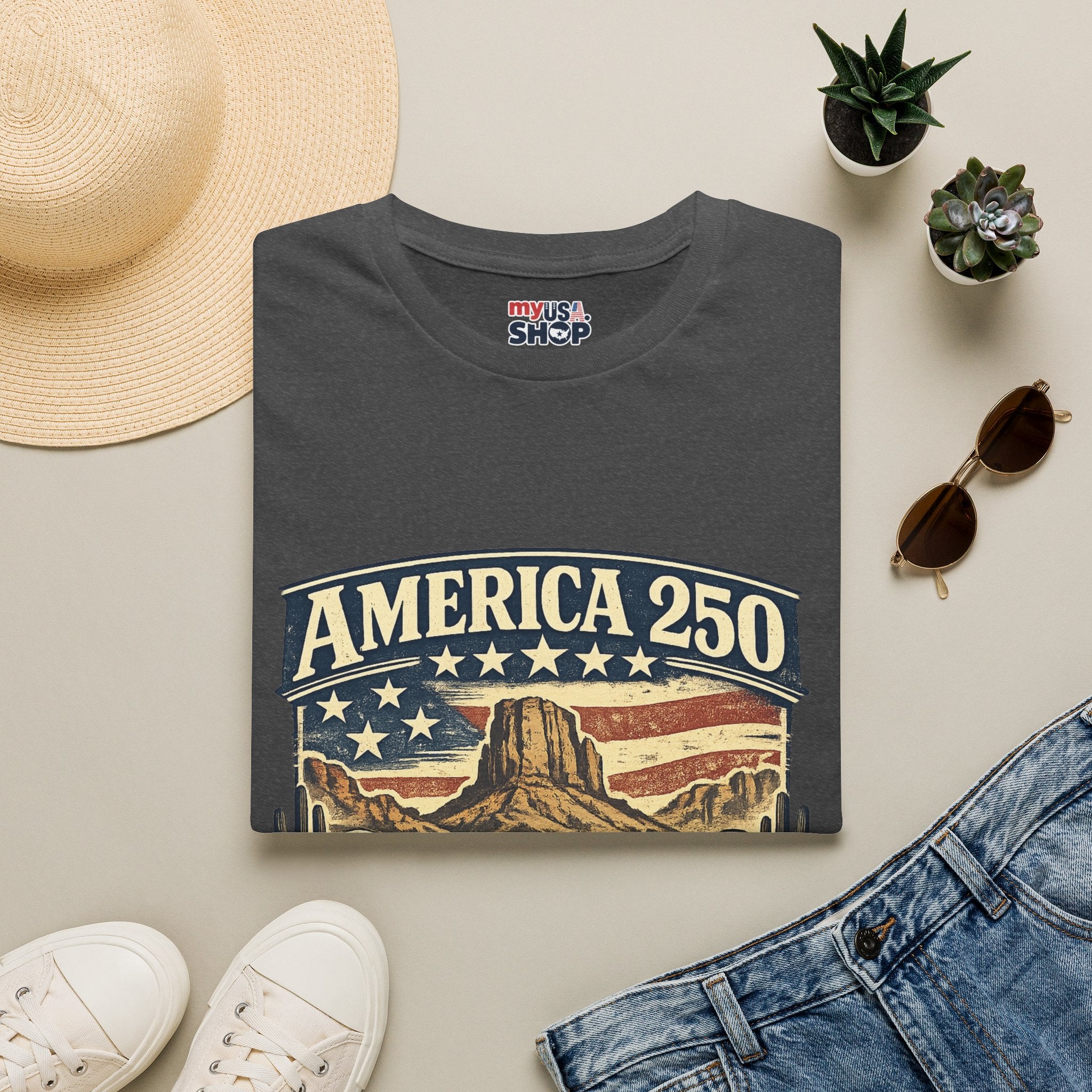 America 250 Shirt — Oregon Western Pioneer Trail Graphic Tee