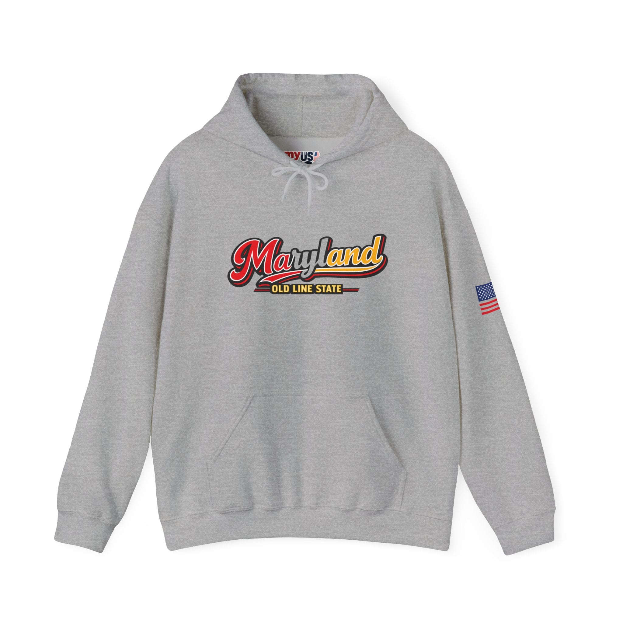 Maryland Old Line State Heavy Blend Hooded Sweatshirt