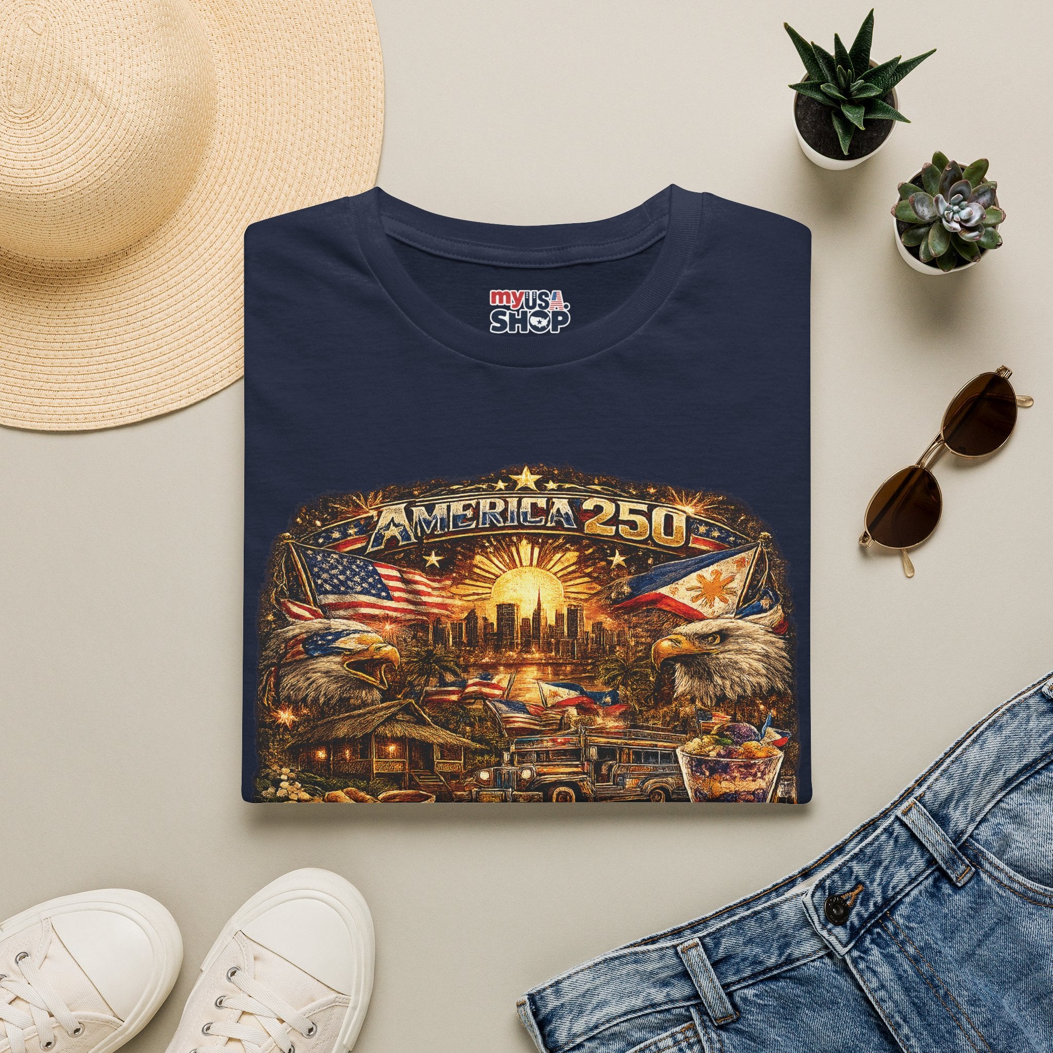 America 250 'Proud Pinoy Legacy' – Filipino American Celebration T Shirt