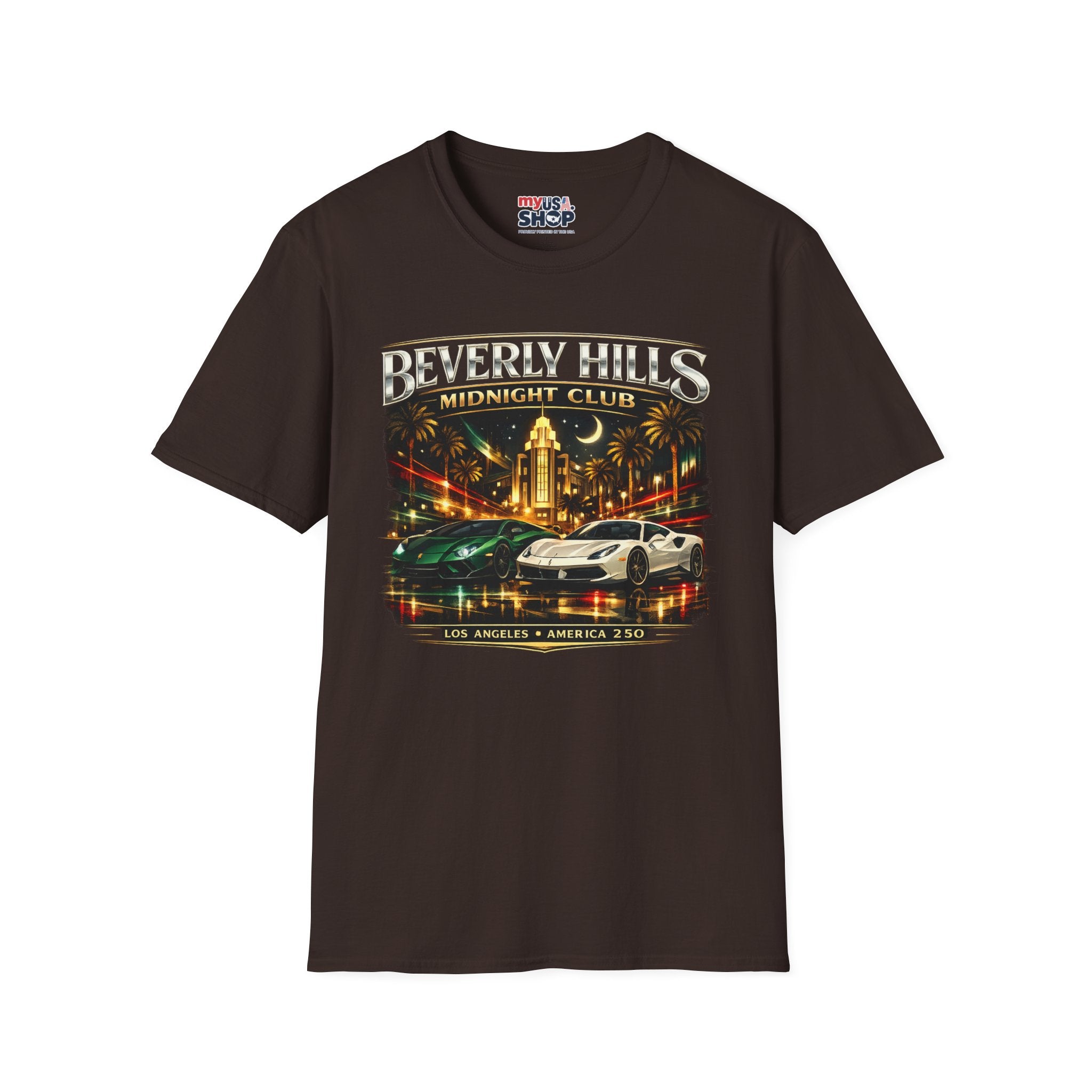 America 250 Los Angeles California Beverly Hills Tee