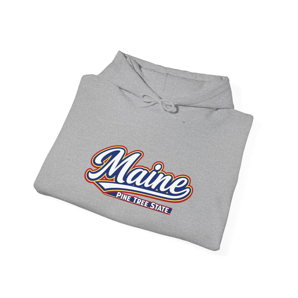 Maine Pine Tree State Heavy Blend Hooded Sweatshirt