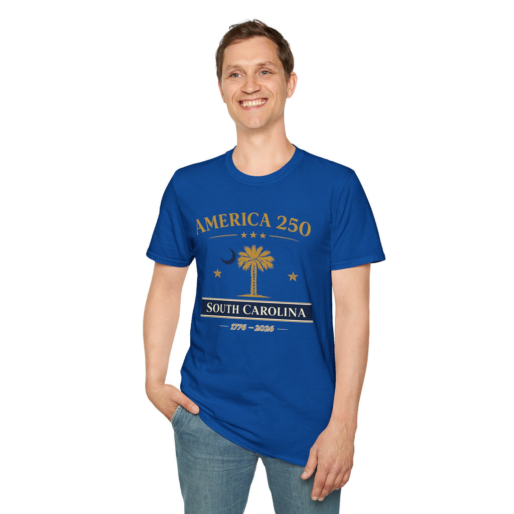 America 250 South Carolina T-Shirt 1776 - 2026 Celebration Tee