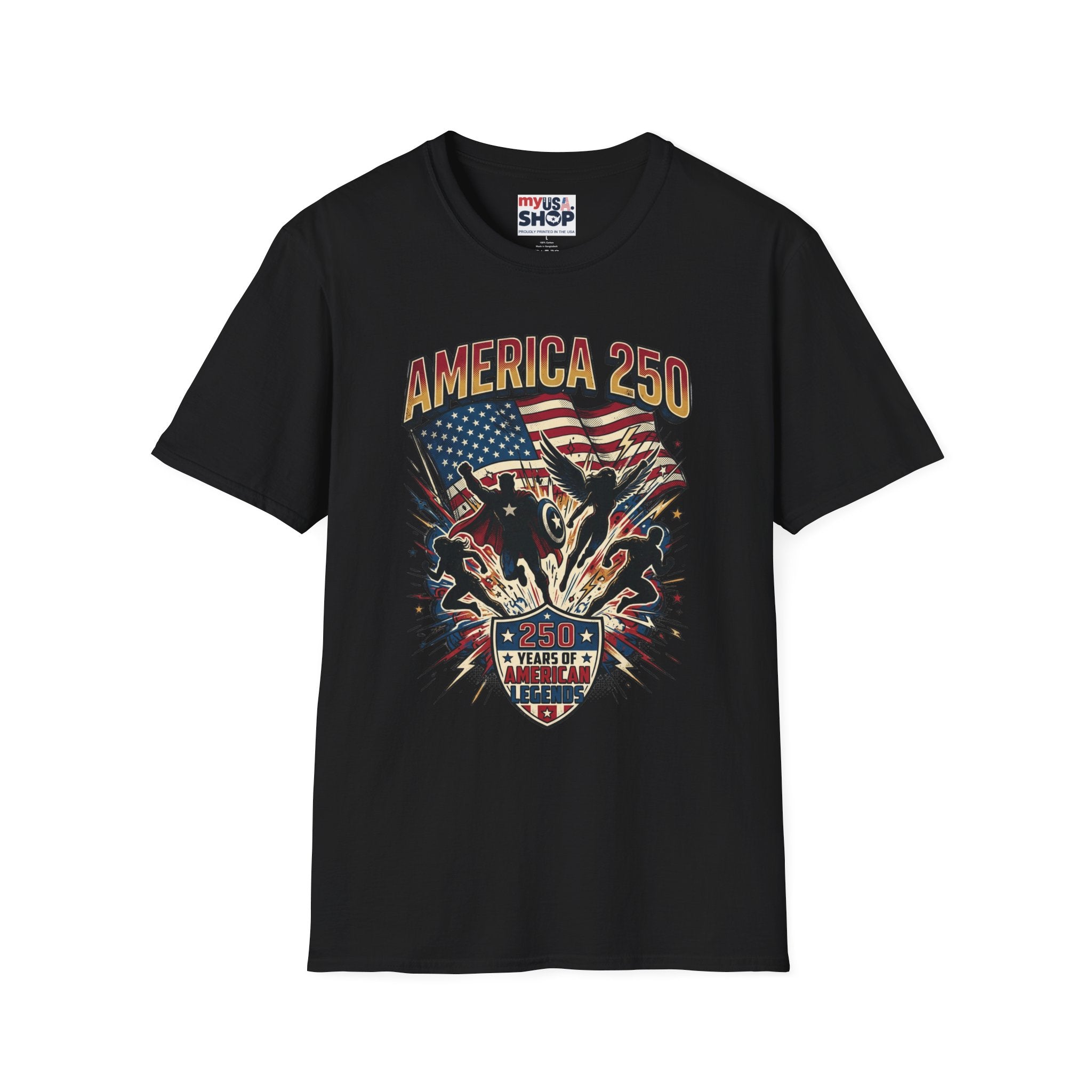 America 250 Unisex Softstyle T-Shirt - Celebrate 250 Years of American Freedom Pop Culture