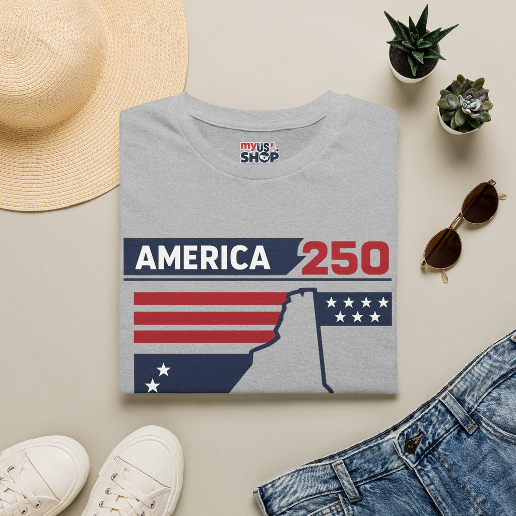 America 250 New Hampshire T-Shirt — 250 Years of Freedom (1776–2026)