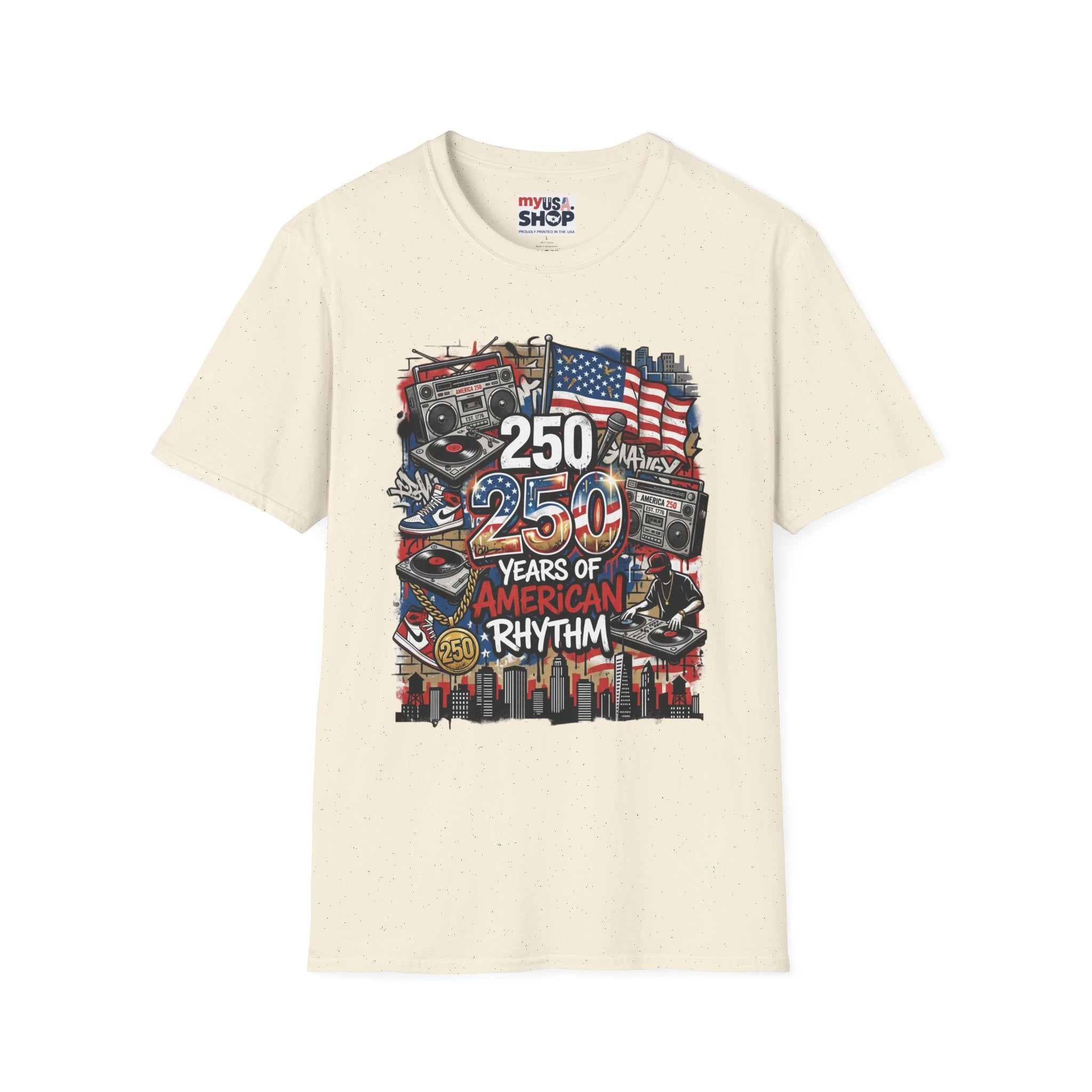 250 Years of American Rhythm T-Shirt America 250 Pop Culture