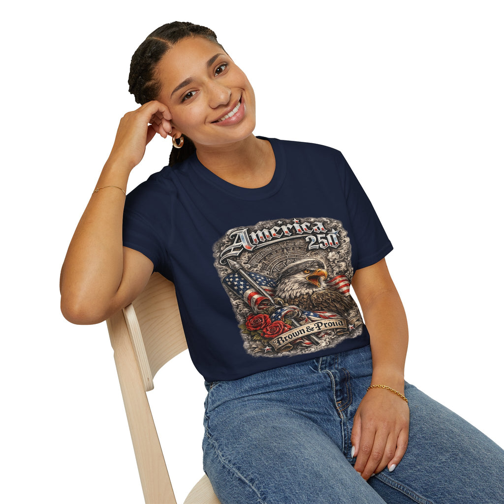 America 250 Eagle — Chicano Proud & Brave Patriotic