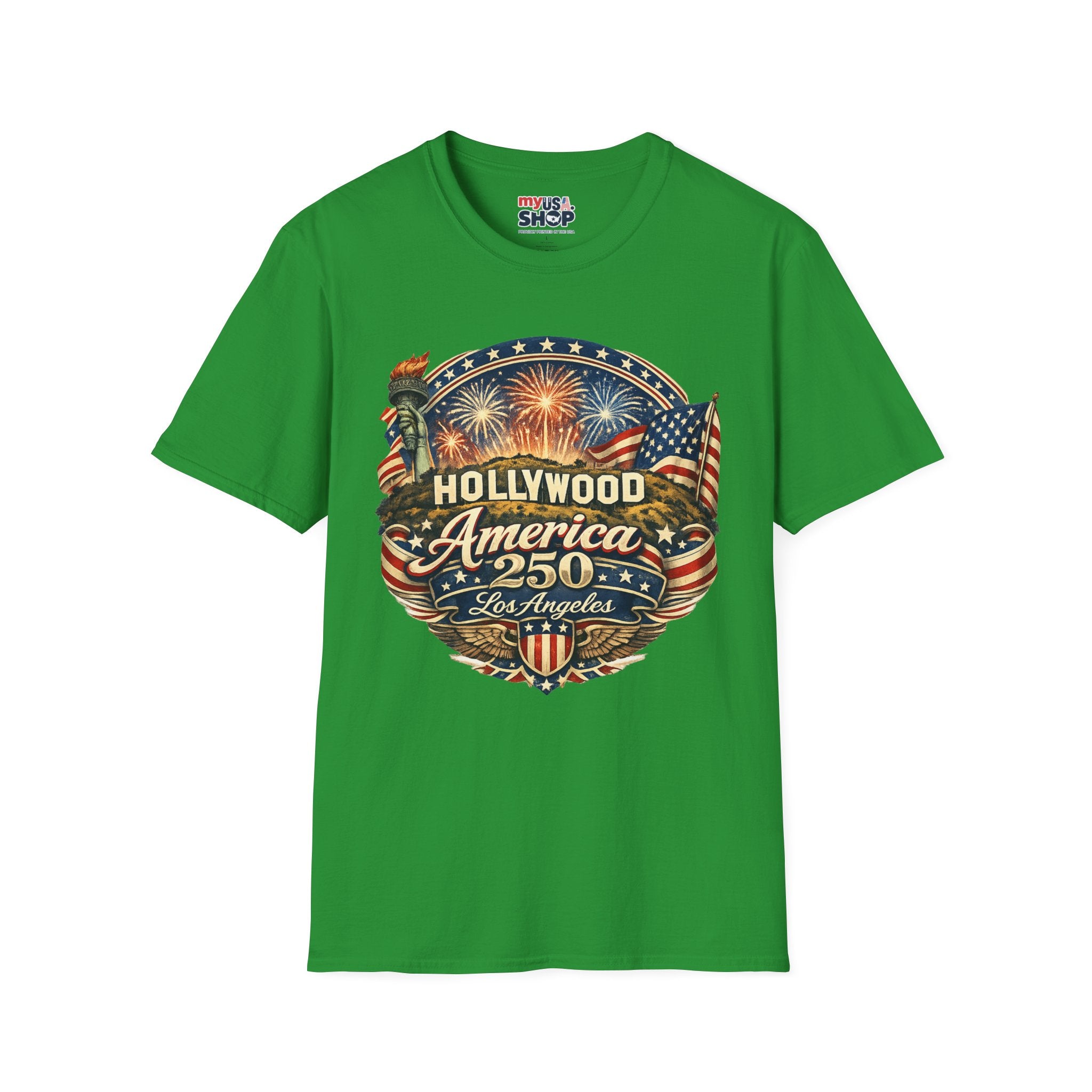Los Angeles Hollywood Meets America 250 California Tee