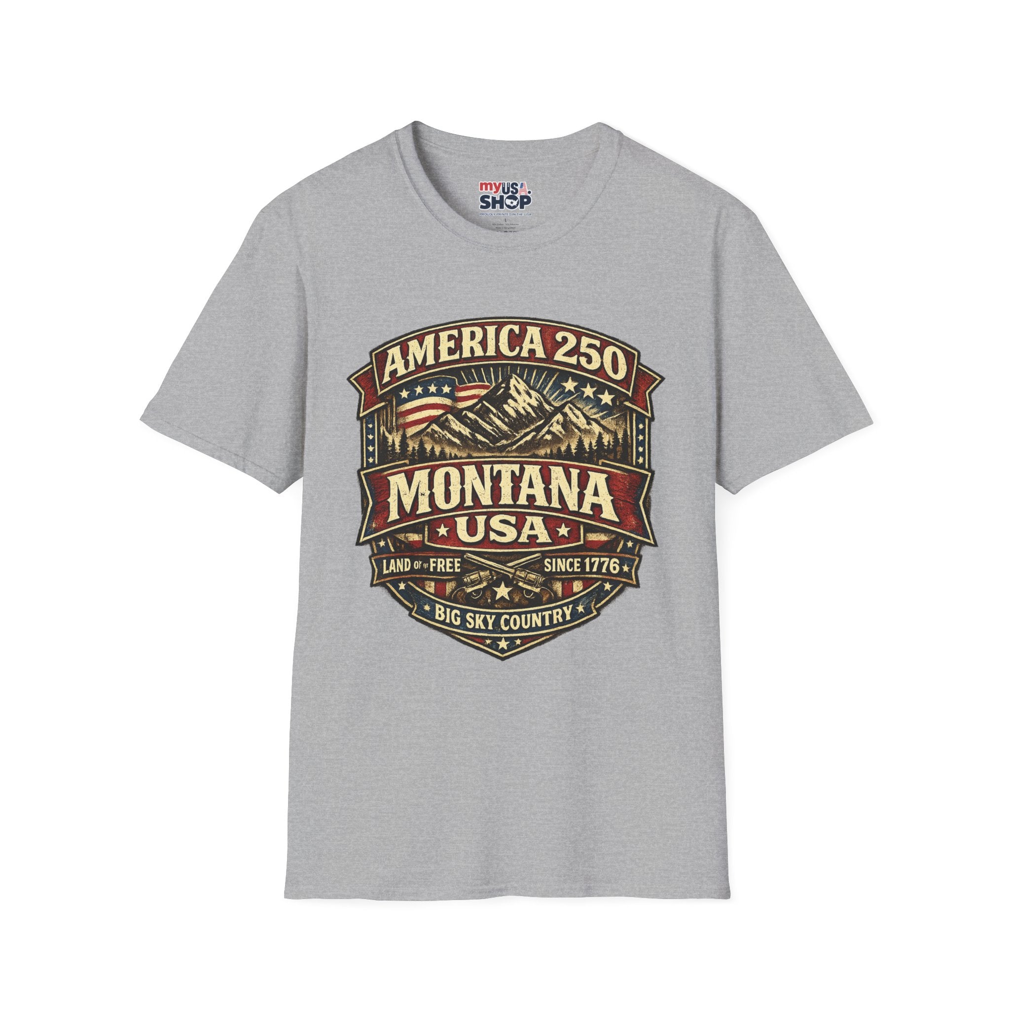 America 250 Montana Vintage Mountain