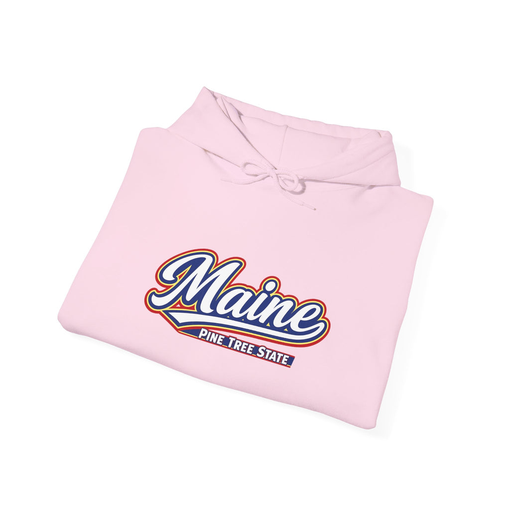 Maine Pine Tree State Heavy Blend Hooded Sweatshirt