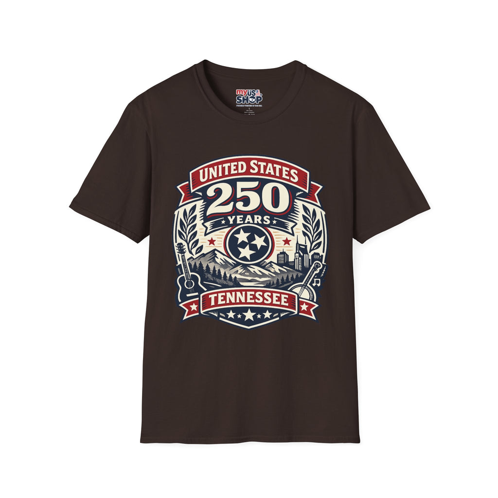 America 250 Tennessee T-Shirt — United States 250 Years Heritage Graphic Tee