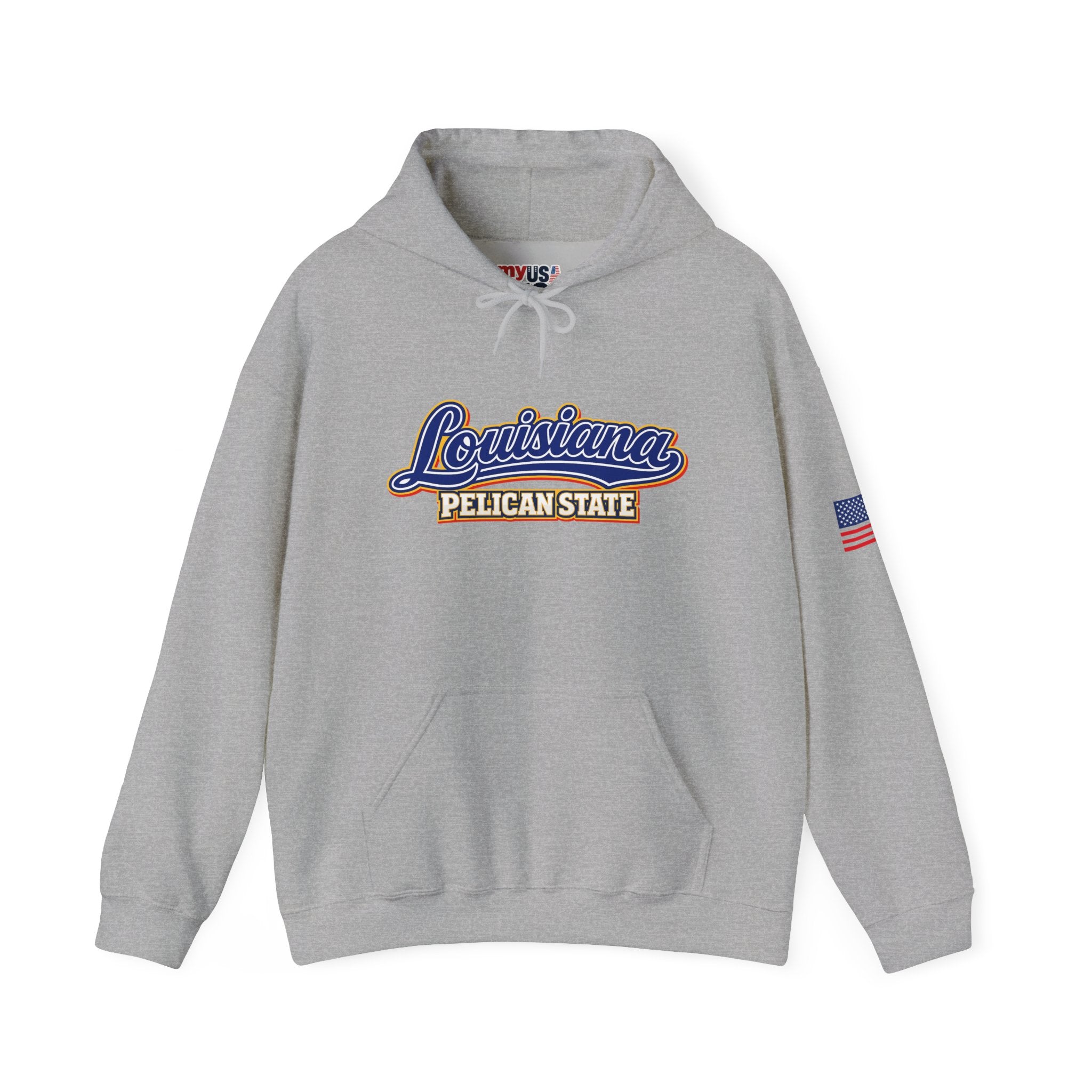 Louisiana Pelican State Heavy Blend Hooded Sweatshirt