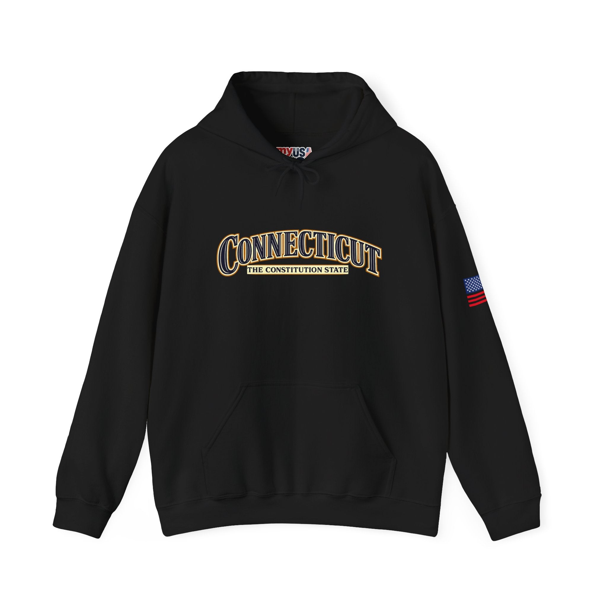 Connecticut The Constitution State Heavy Blend Hooded Sweatshirt
