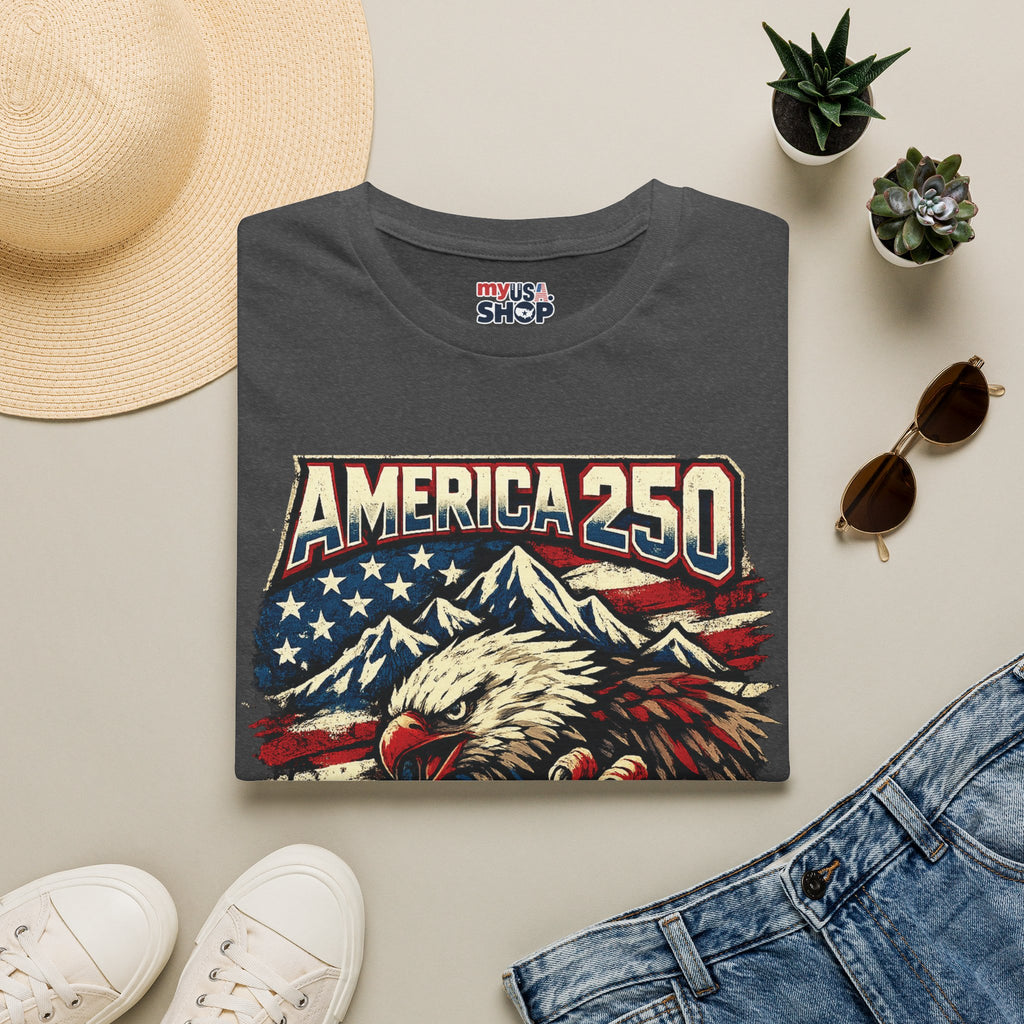 America 250 Utah State T-Shirt — Patriotic Eagle Mountain Graphic Tee