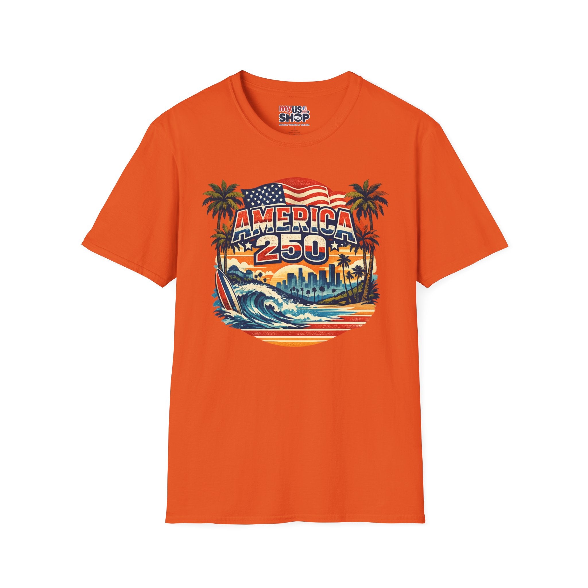 America 250 Los Angeles West Coast Patriot California Tee