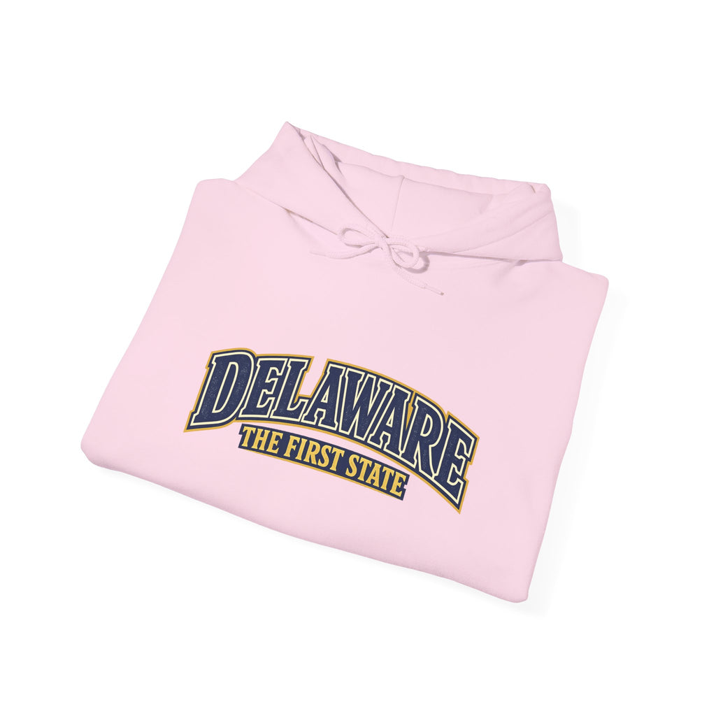 Delaware The First State Heavy Blend Hooded Sweatshirt