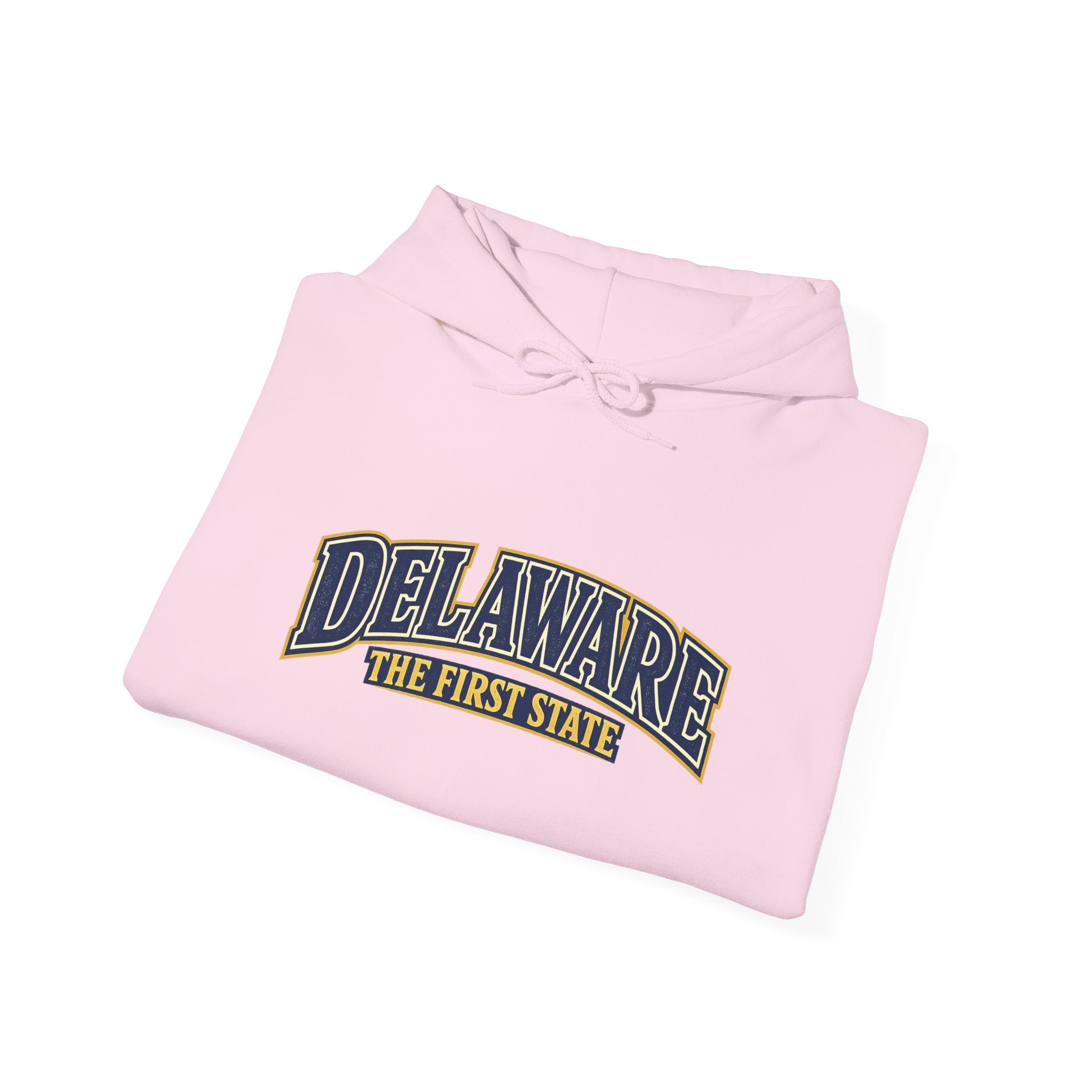 Delaware The First State Heavy Blend Hooded Sweatshirt