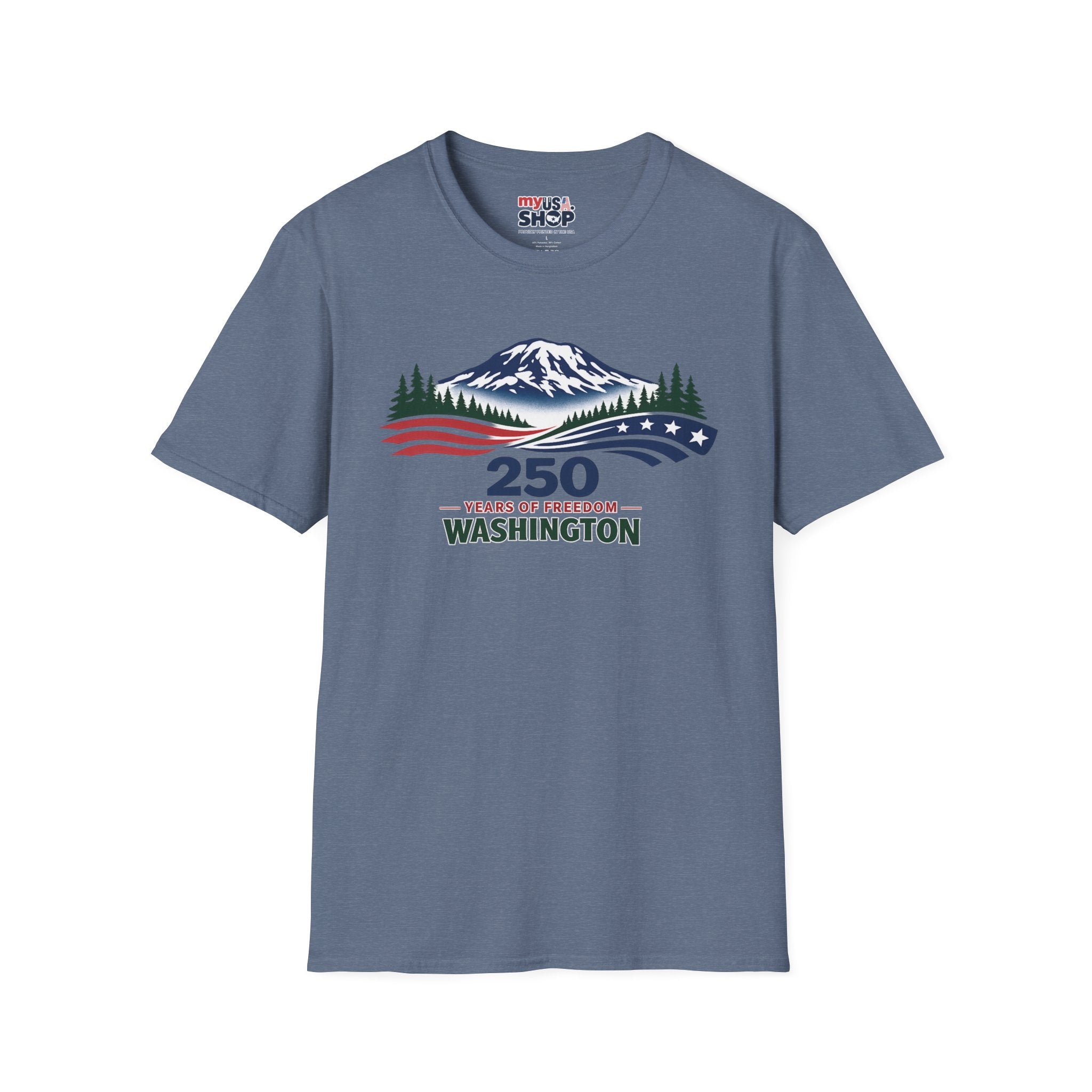 America 250 Washington T-Shirt - Unisex Softstyle T-Shirt