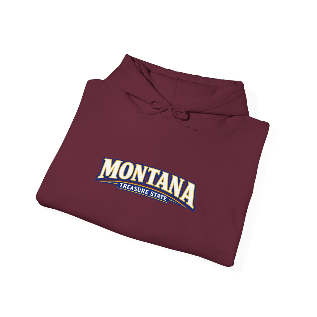 Montana Treasure State Heavy Blend Hooded Sweatshirt