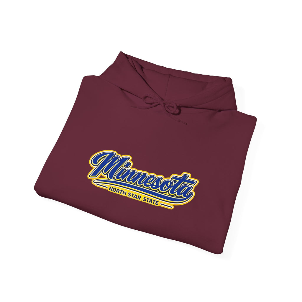 Minnesota North Star State Heavy Blend Hooded Sweatshirt