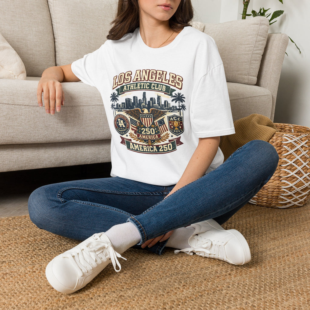 America 250 Los Angeles California La Athletic Club Tee