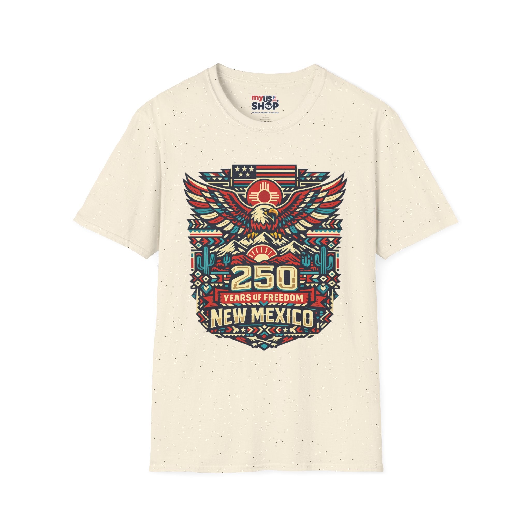 America 250 x New Mexico 250th Anniversary Eagle — State Pride Patriotic