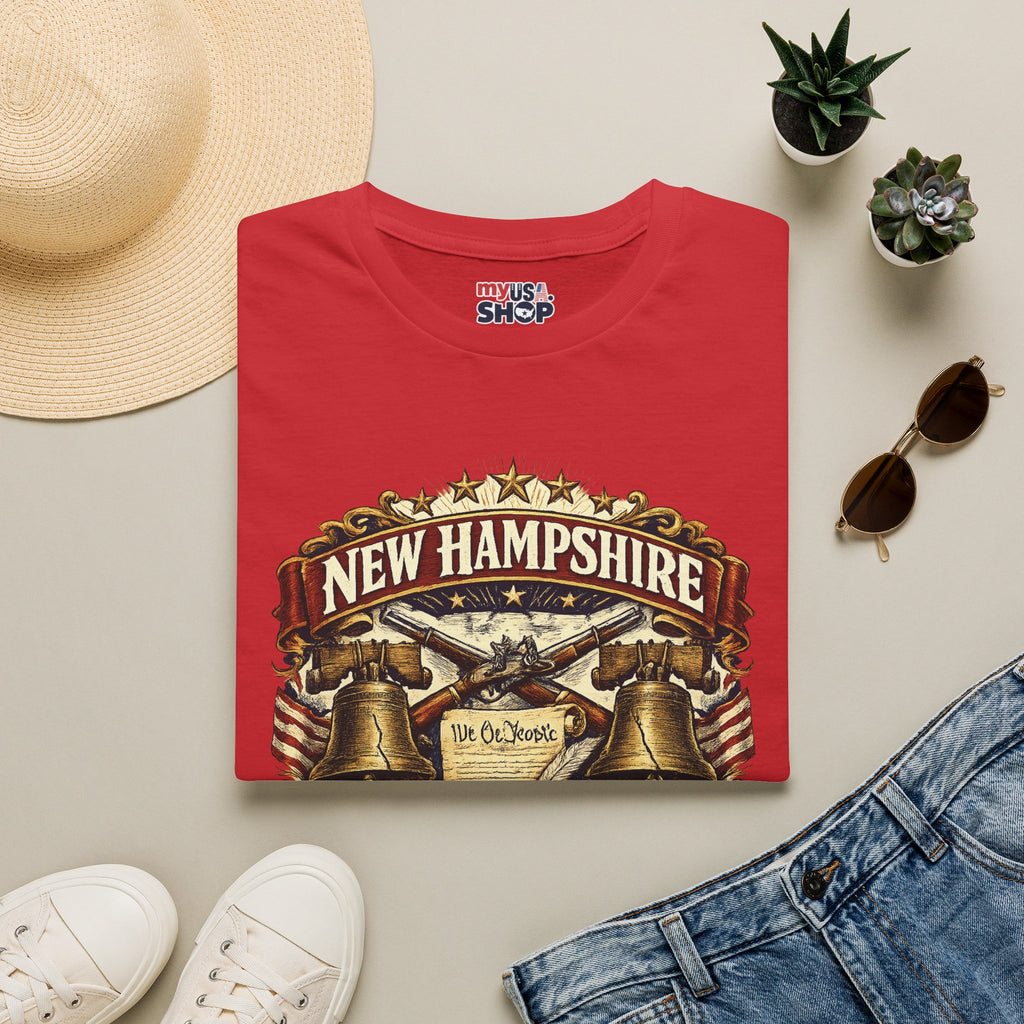 America 250 New Hampshire Heritage T-Shirt — We the People 250th Anniversary Vintage