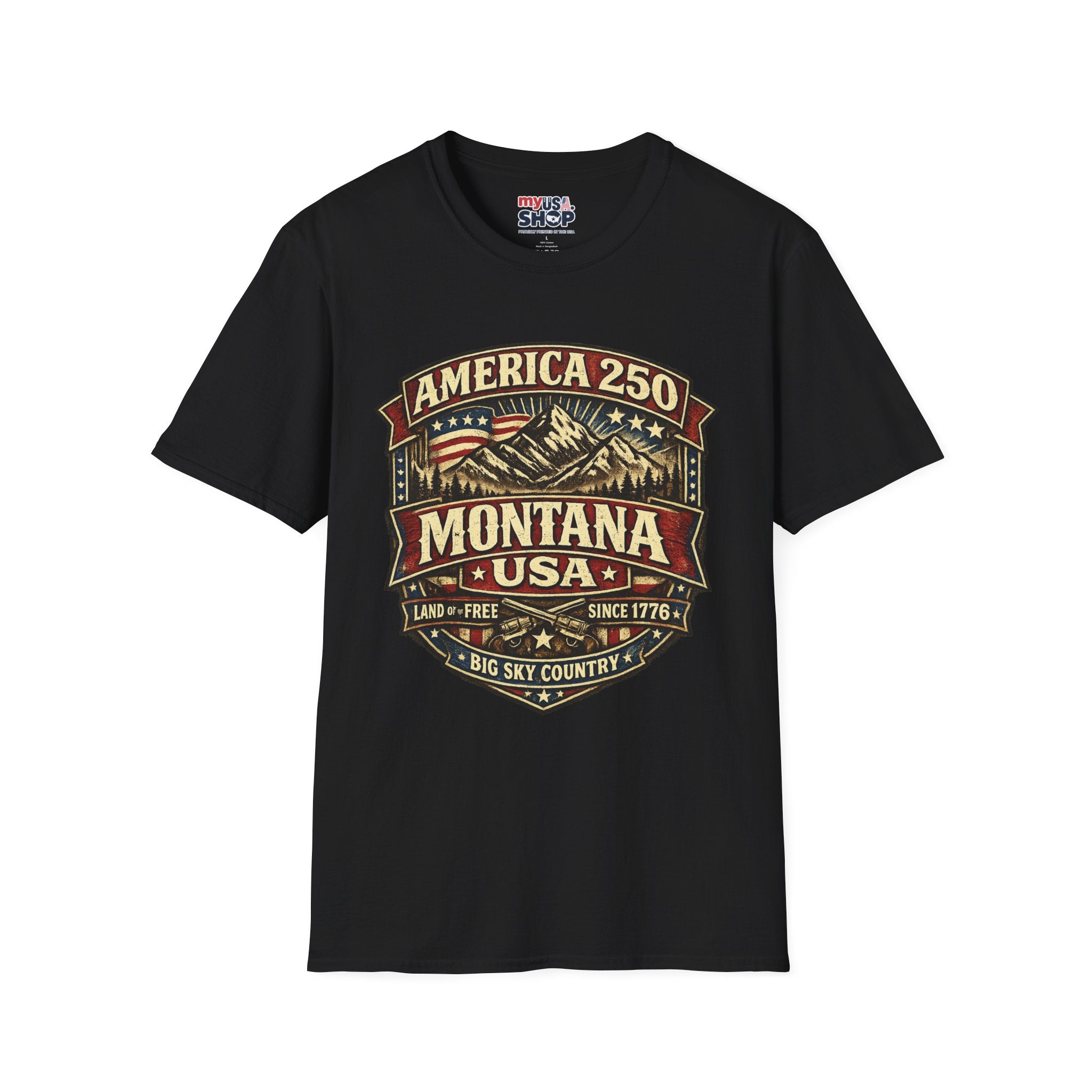 America 250 Montana Vintage Mountain
