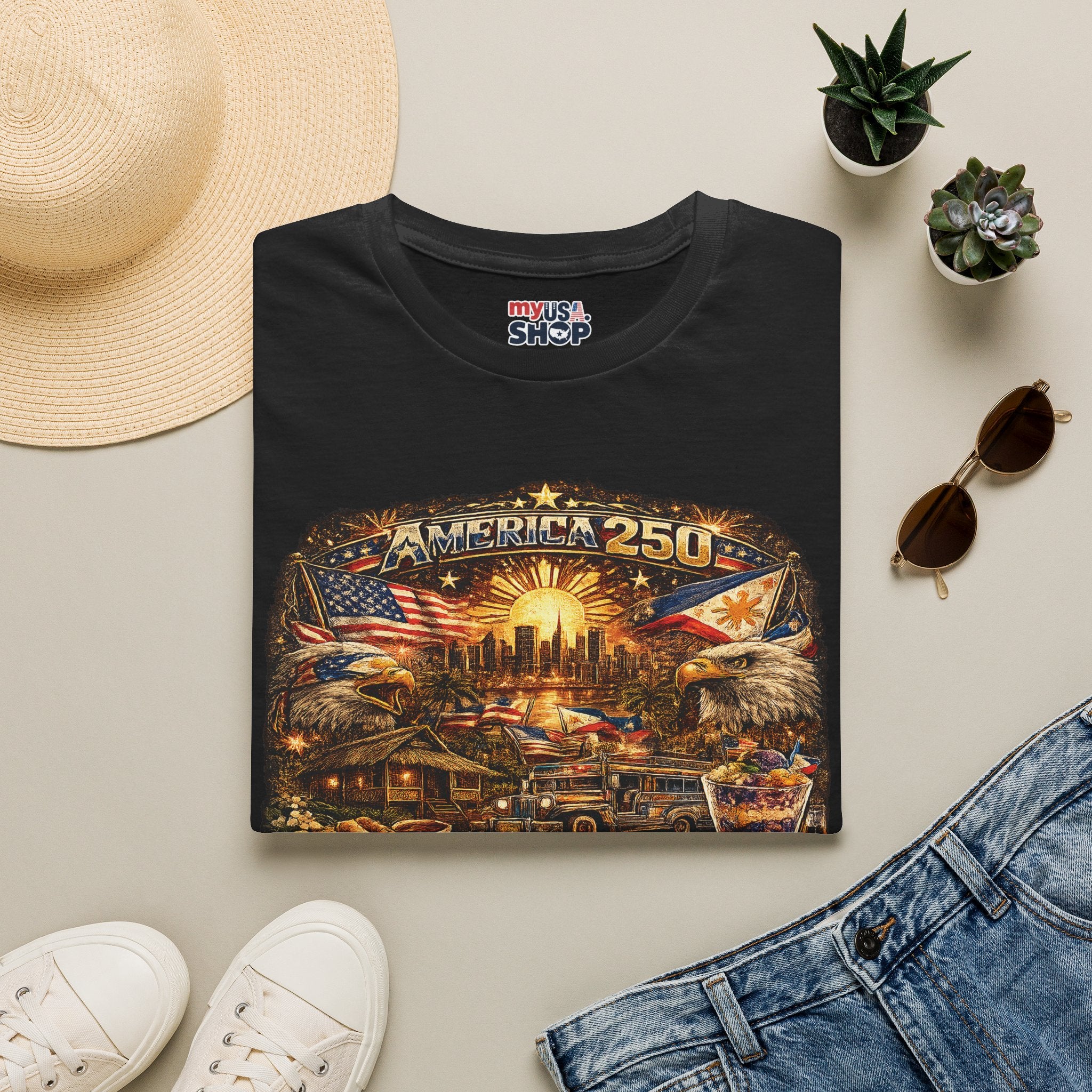 America 250 'Proud Pinoy Legacy' – Filipino American Celebration T Shirt