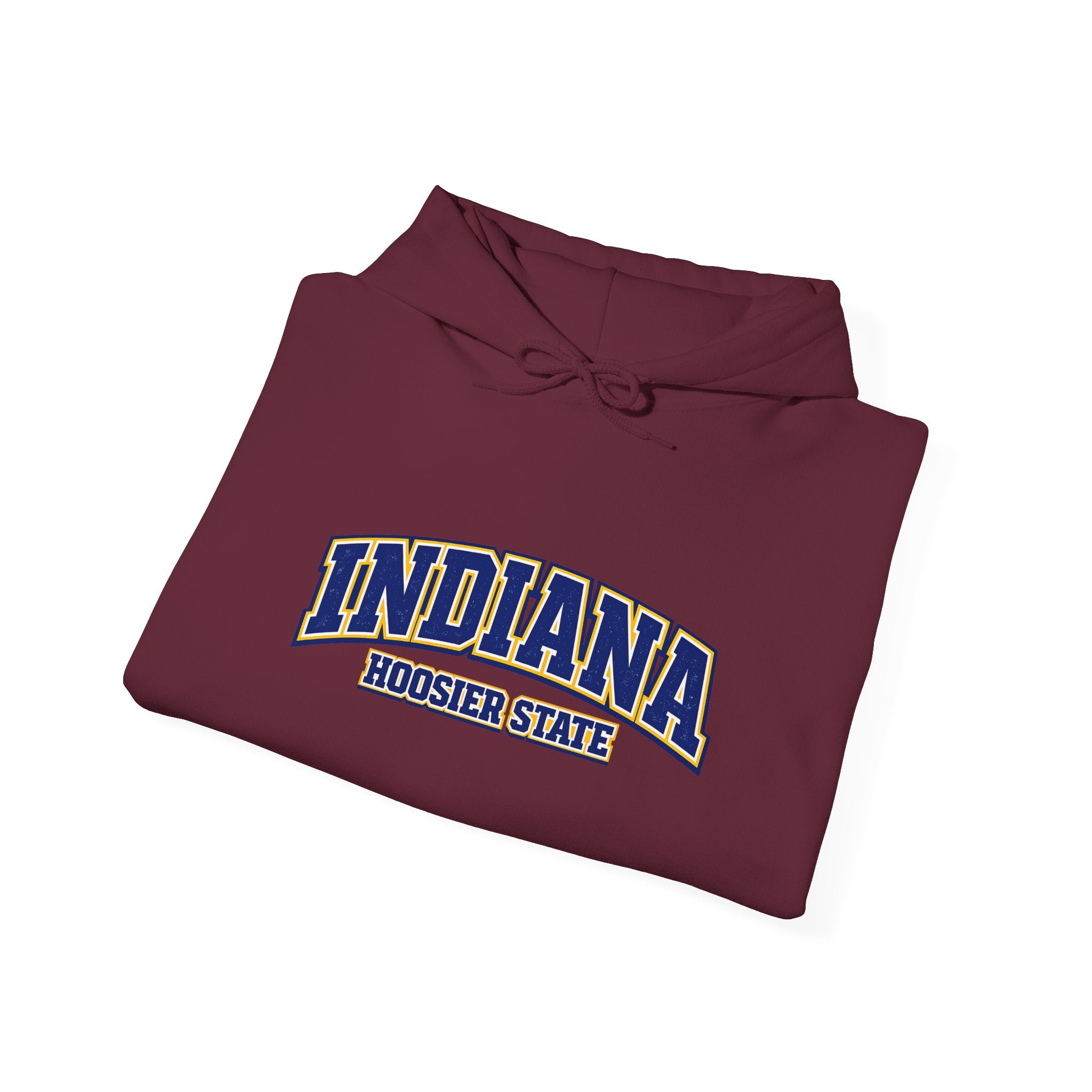 Indiana Hoosier State Heavy Blend Hooded Sweatshirt