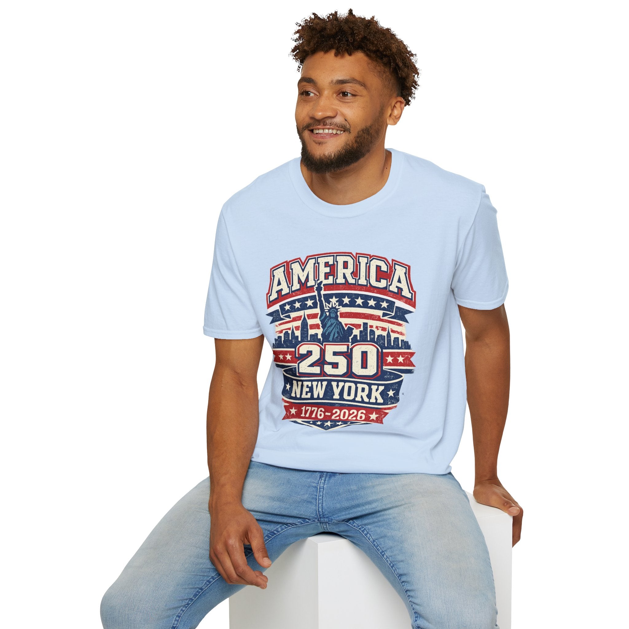 America 250 New York — 1776-2026 Patriotic Tee