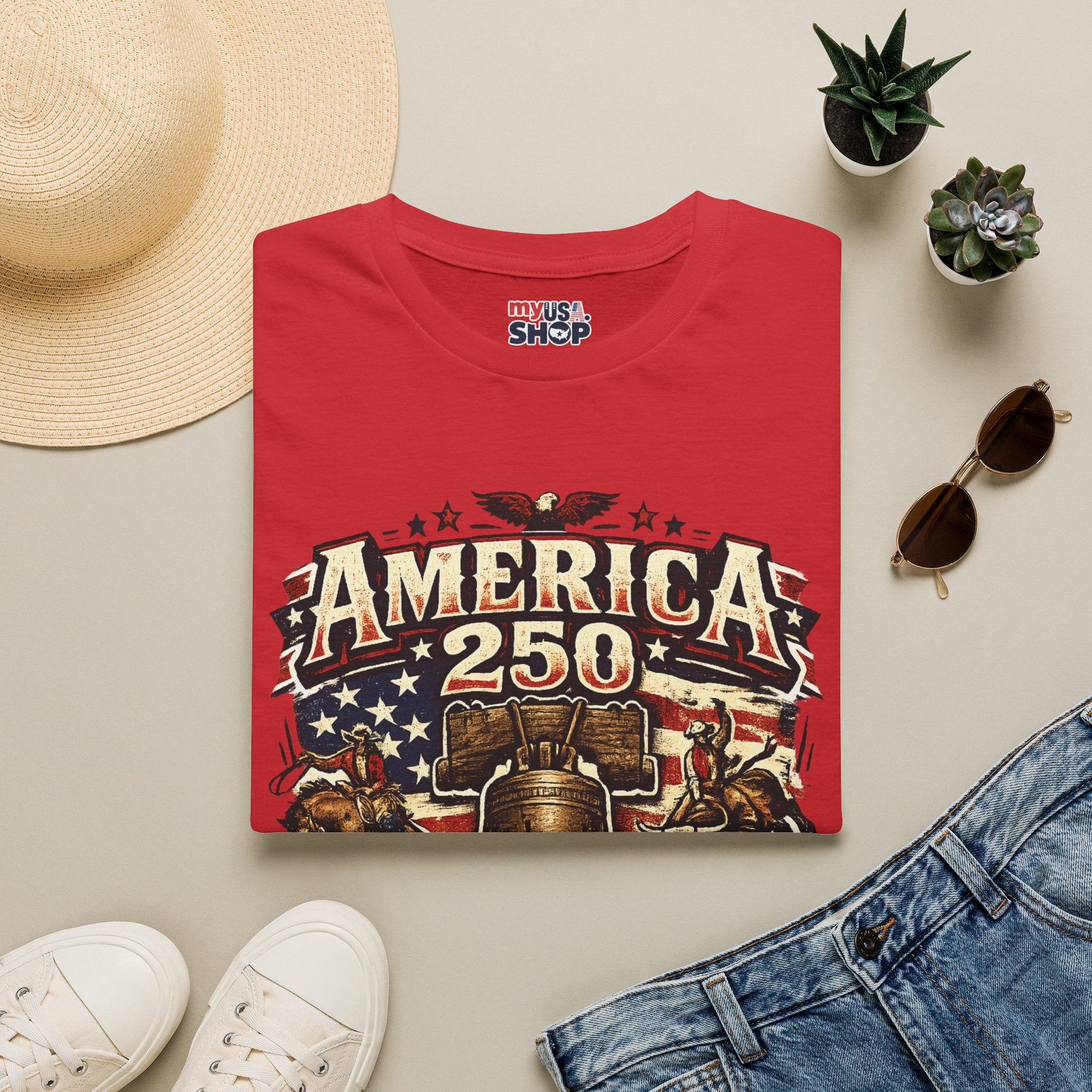 America 250 Pennsylvania TShirt — Western Rodeo Liberty Bell Graphic Tee