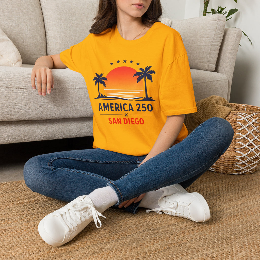 America 250 San Diego California Tee