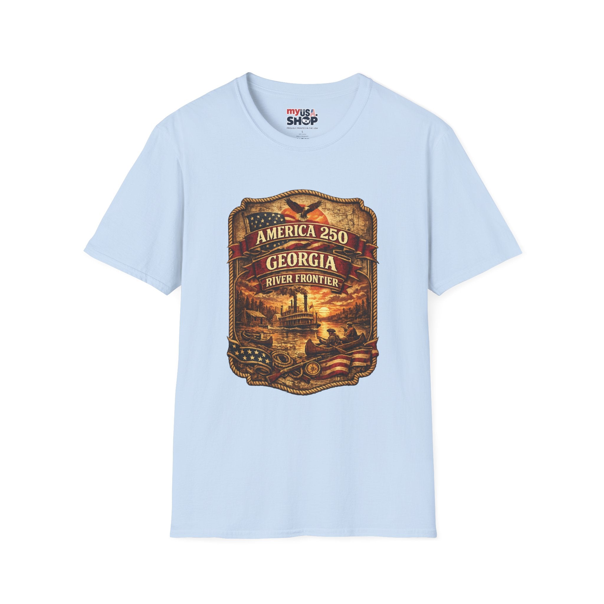 America 250 Georgia - River Frontier T‑Shirt