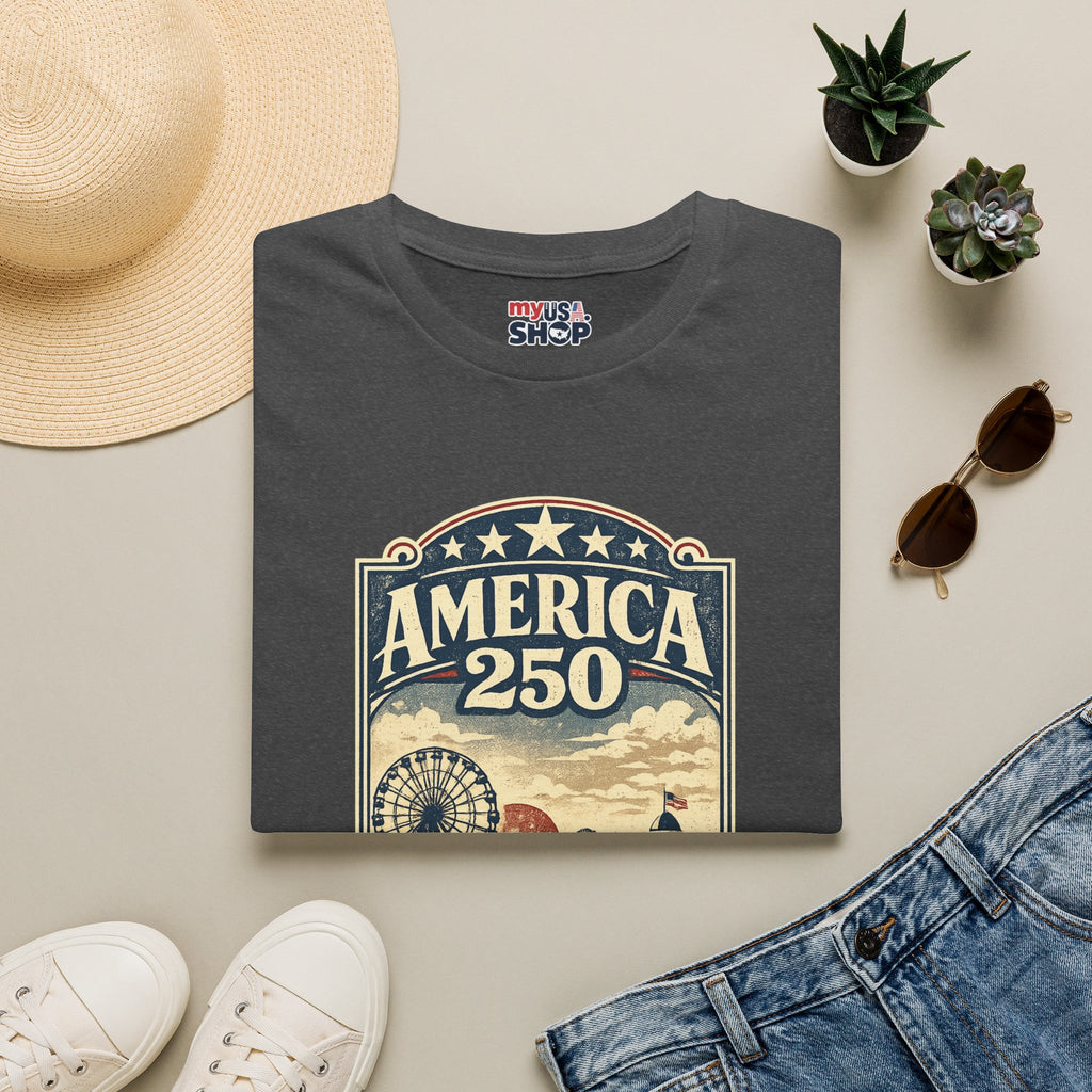 America 250 New Jersey Vintage Patriotic Graphic