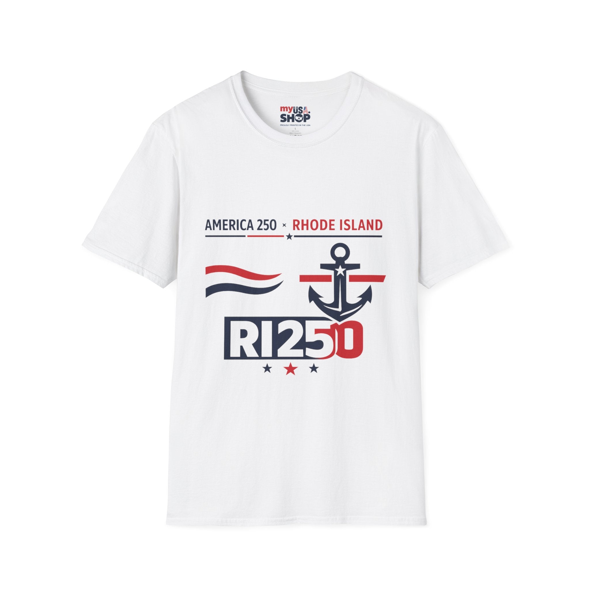 RI250 Rhode Island America 250 Shirt — Modern Nautical Graphic Tee